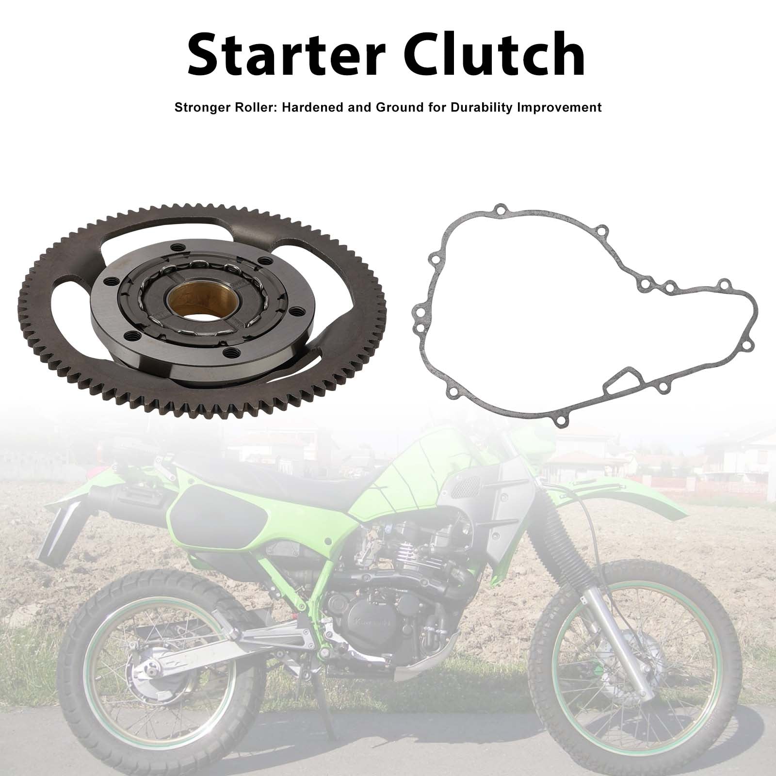 Kit d'embrayage de démarreur unidirectionnel pour Kawasaki KL650 KLR650 42034-1094 13216-0044