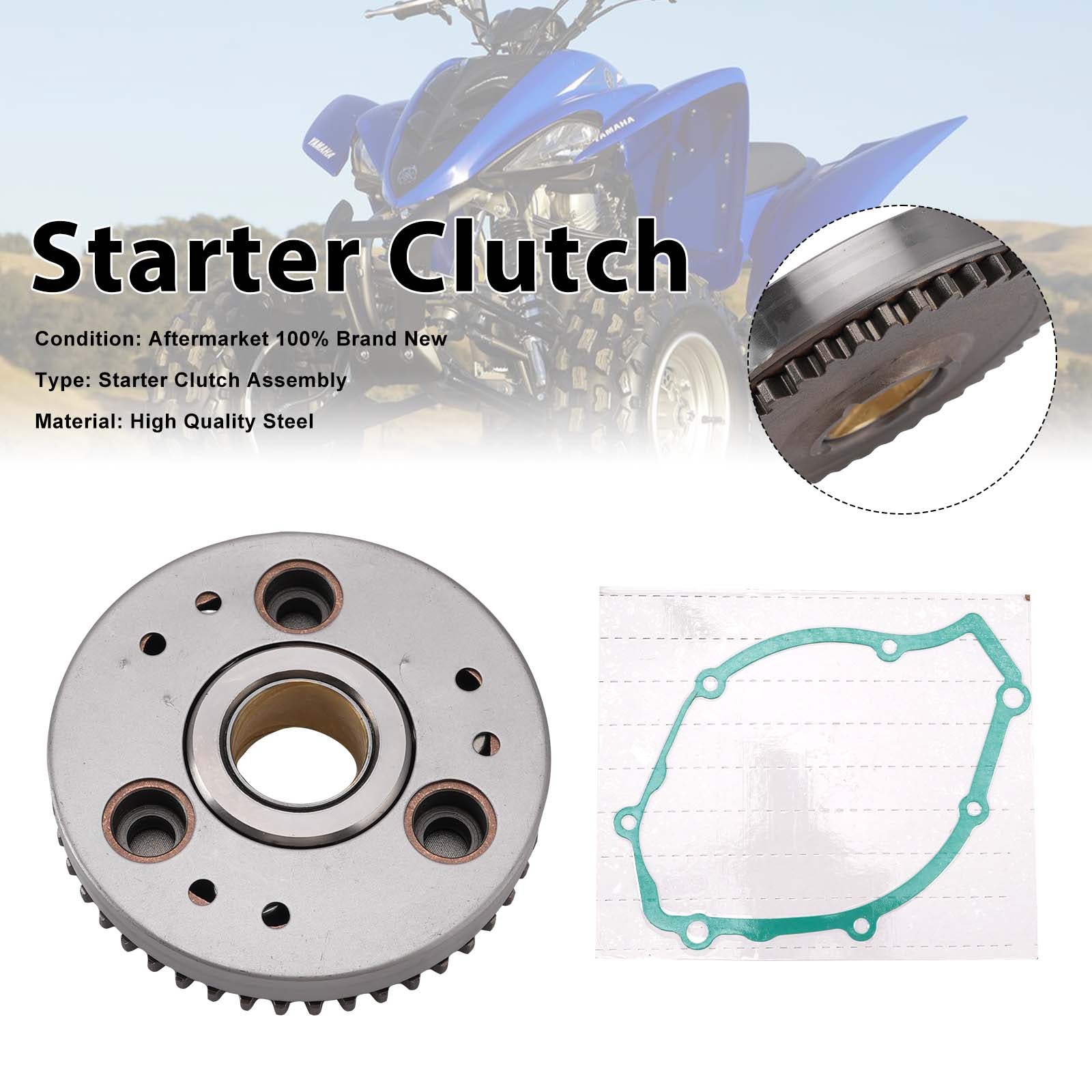 Kit d'embrayage de démarreur unidirectionnel 5VL-E5517 pour Yamaha TTR125 YFM125R YBR125 XT125