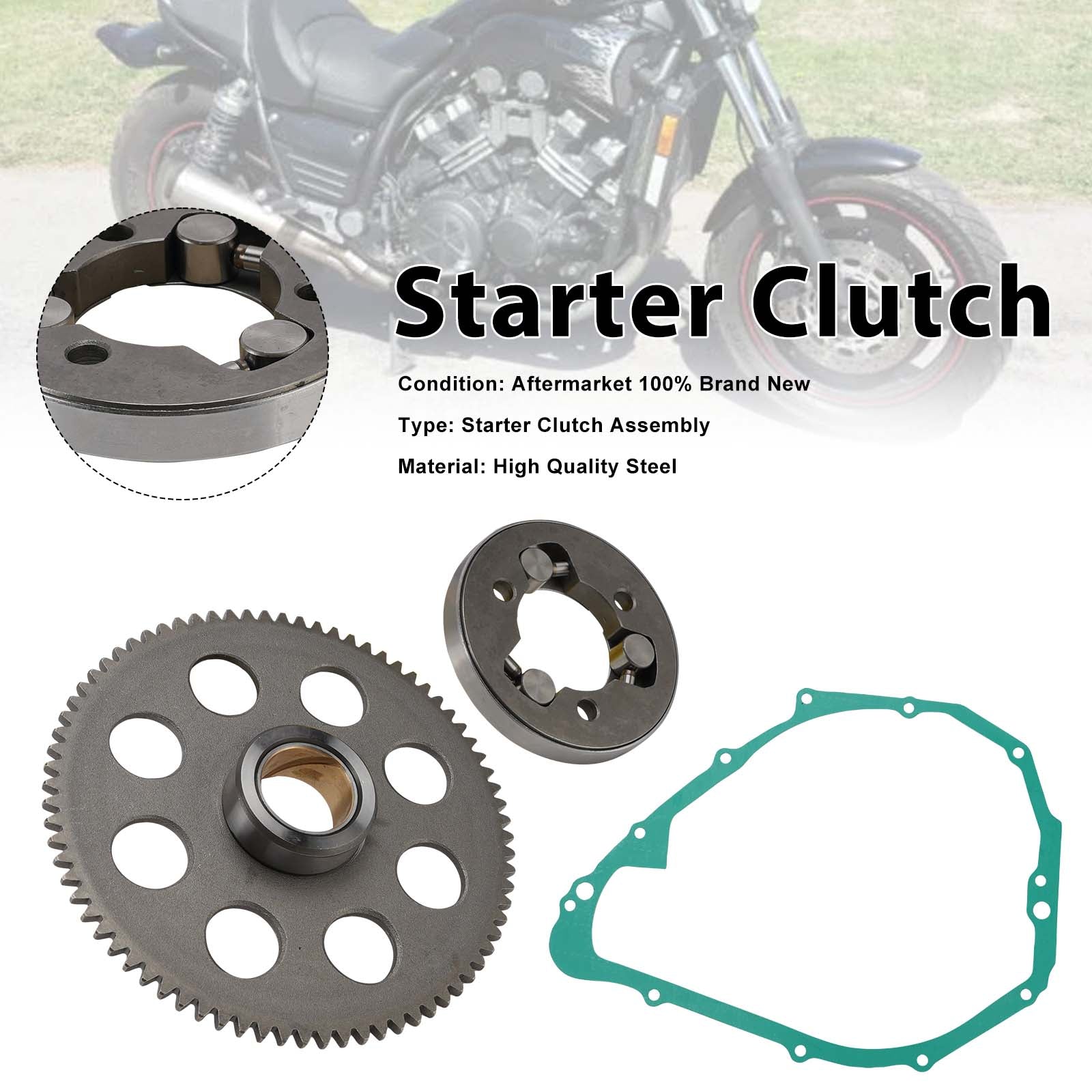 Kits d'embrayage de démarreur unidirectionnel pour Yamaha XVZ1200 XVZ1300 VMX12 VMAX12