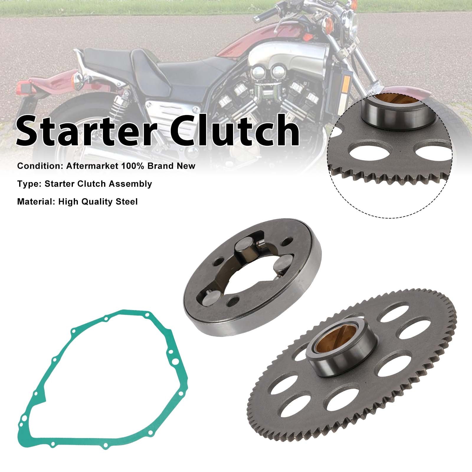 Kits d'embrayage de démarreur unidirectionnel pour Yamaha XVZ1200 XVZ1300 VMX12 VMAX12