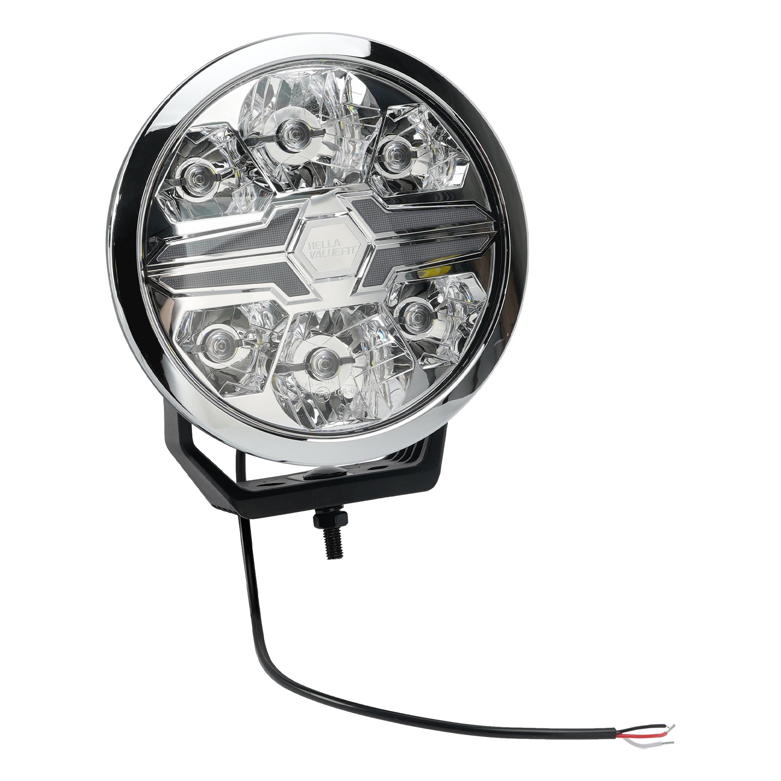 Lampe Auxiliaire Ronde ValueFit 9" Ref.25 12/24V 17W 1700LM 6000K Pour HELLA