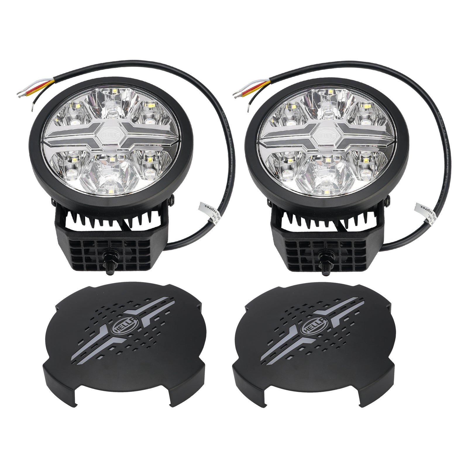 Lampe Auxiliaire Ronde ValueFit 6" 12/24V 90W 8500LM 6000K Pour HELLA