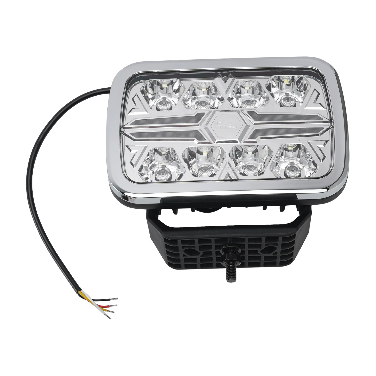 Lampe Auxiliaire Carrée ValueFit 9" Ref.25 12/24V 36W 2600LM 6000K Pour HELLA