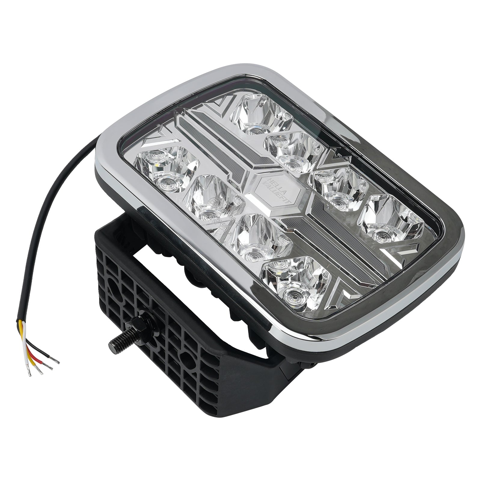 Lampe Auxiliaire Carrée ValueFit 9" Ref.25 12/24V 36W 2600LM 6000K Pour HELLA