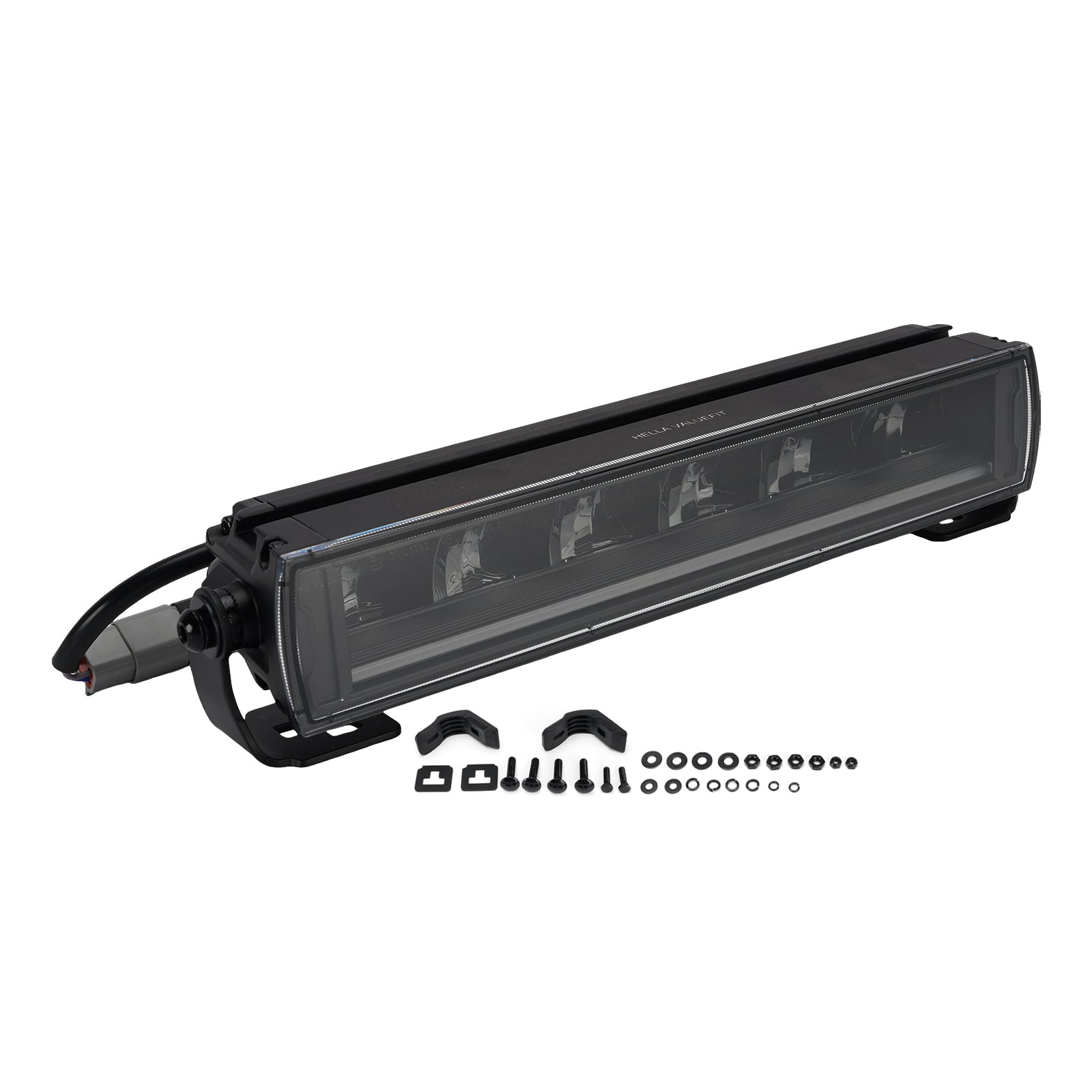 Lampe Auxiliaire Barre Longue ValueFit 12.6" 12/24V 82W 6000LM 5700K Pour HELLA