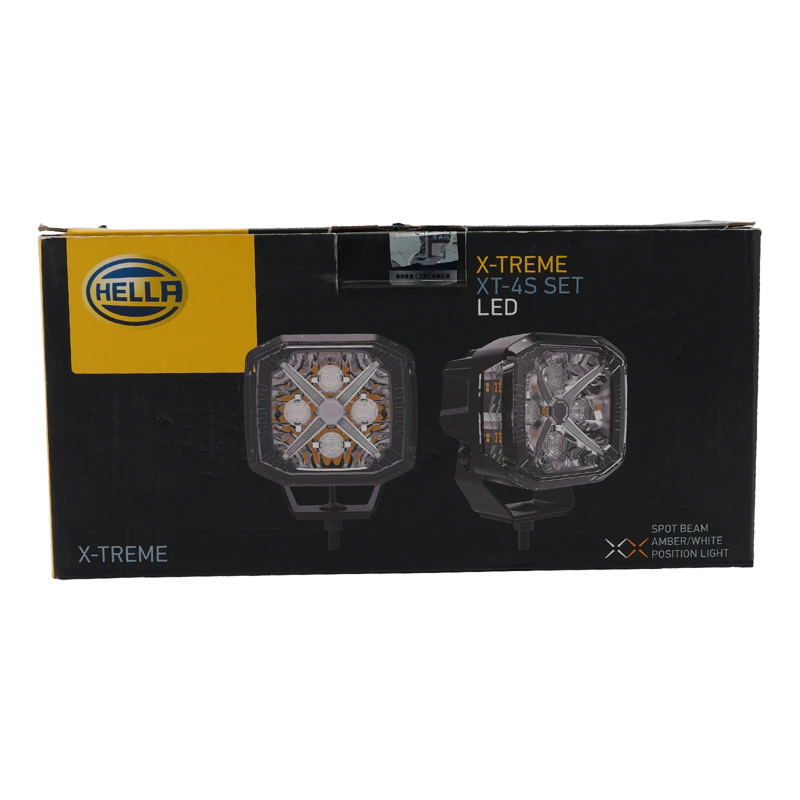 Lampe Auxiliaire Spot Carrée ValueFit 4.3" 12/24V 60W 7100LM 5700K Pour HELLA