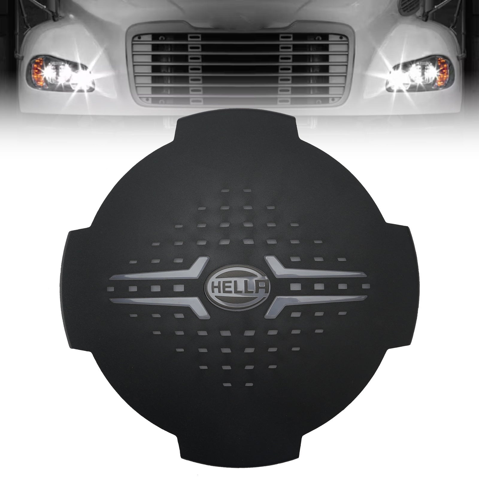 Housse protection lampe auxiliaire ronde ValueFit 7" Pour HELLA 358198001