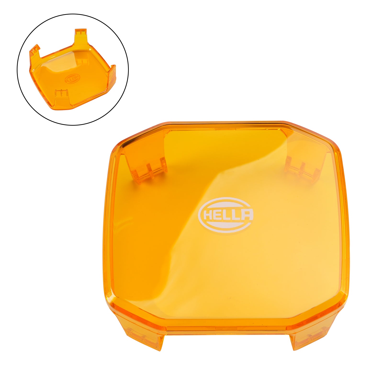 Housse protection extérieure lampe ambrée carrée ValueFit 3.6" Pour HELLA