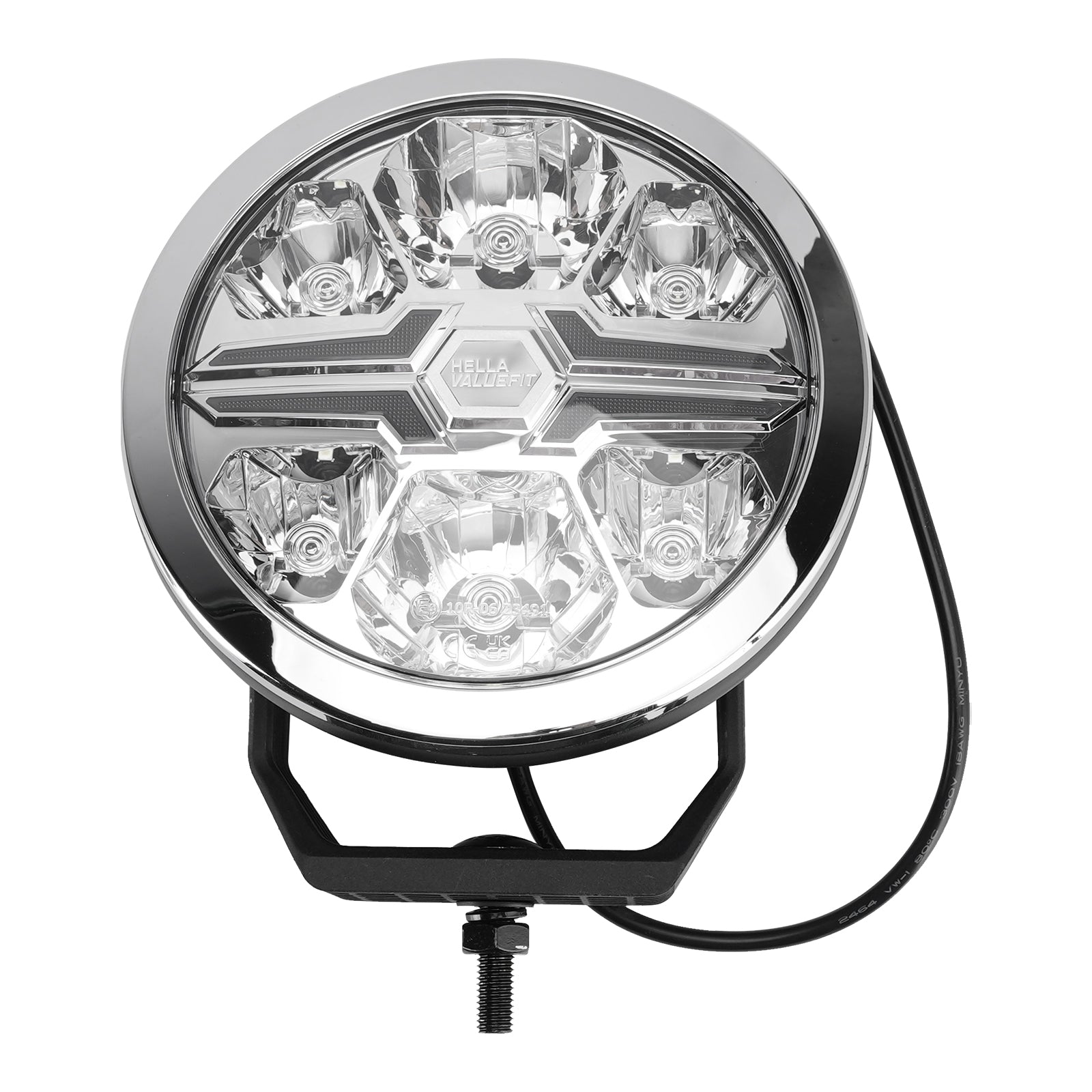 Lampe Auxiliaire Ronde ValueFit 7" Ref.25 12/24V 22W 1670LM 6000K Pour HELLA