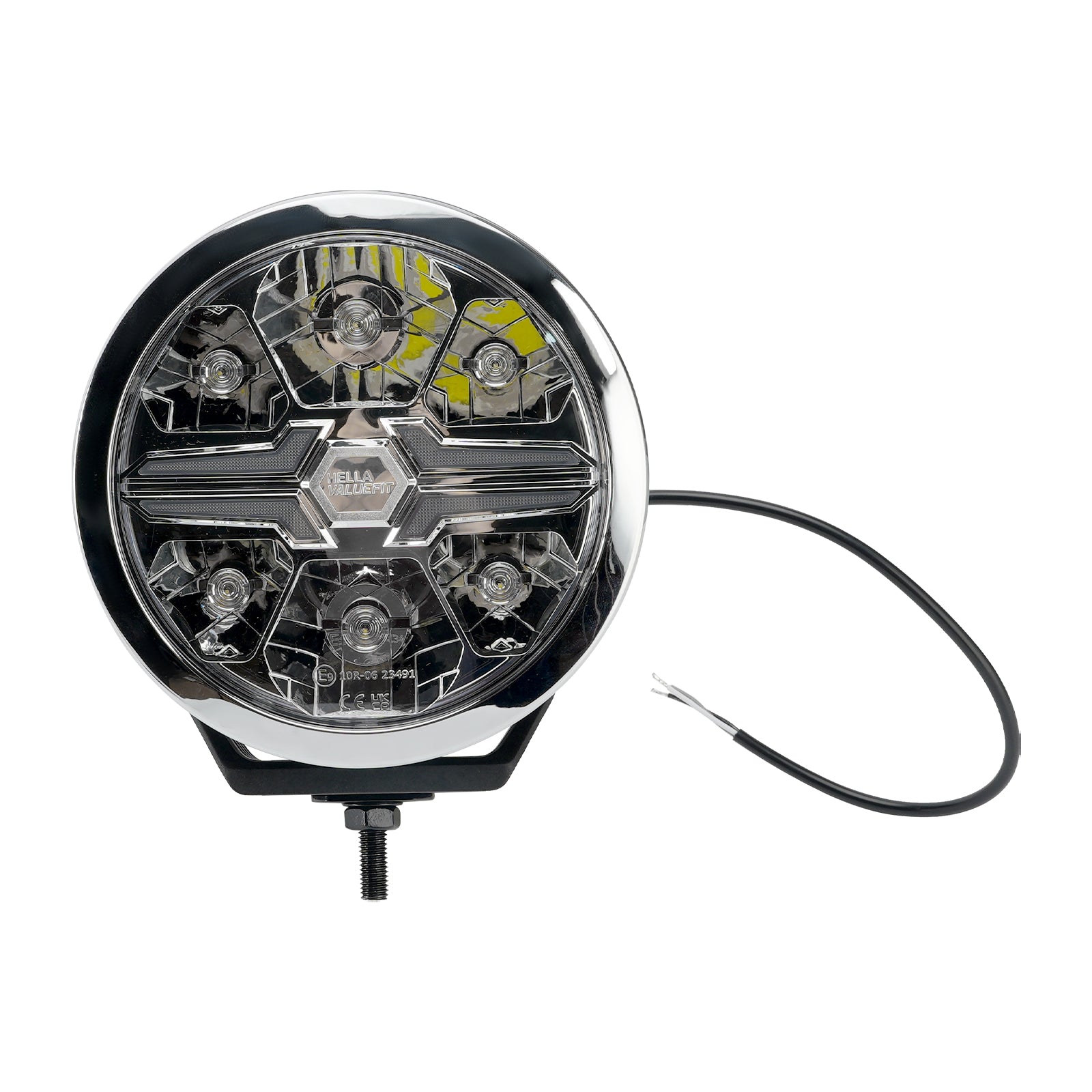 Lampe Auxiliaire Ronde ValueFit 7" Ref.50 12/24V 36W 1800LM 6000K Pour HELLA