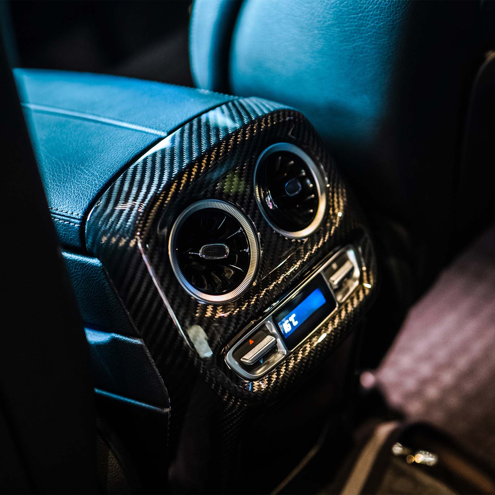 Dry Carbon Fiber Rear Air Vent Anti-kick Cover Pour G class W464 W463A 2019+