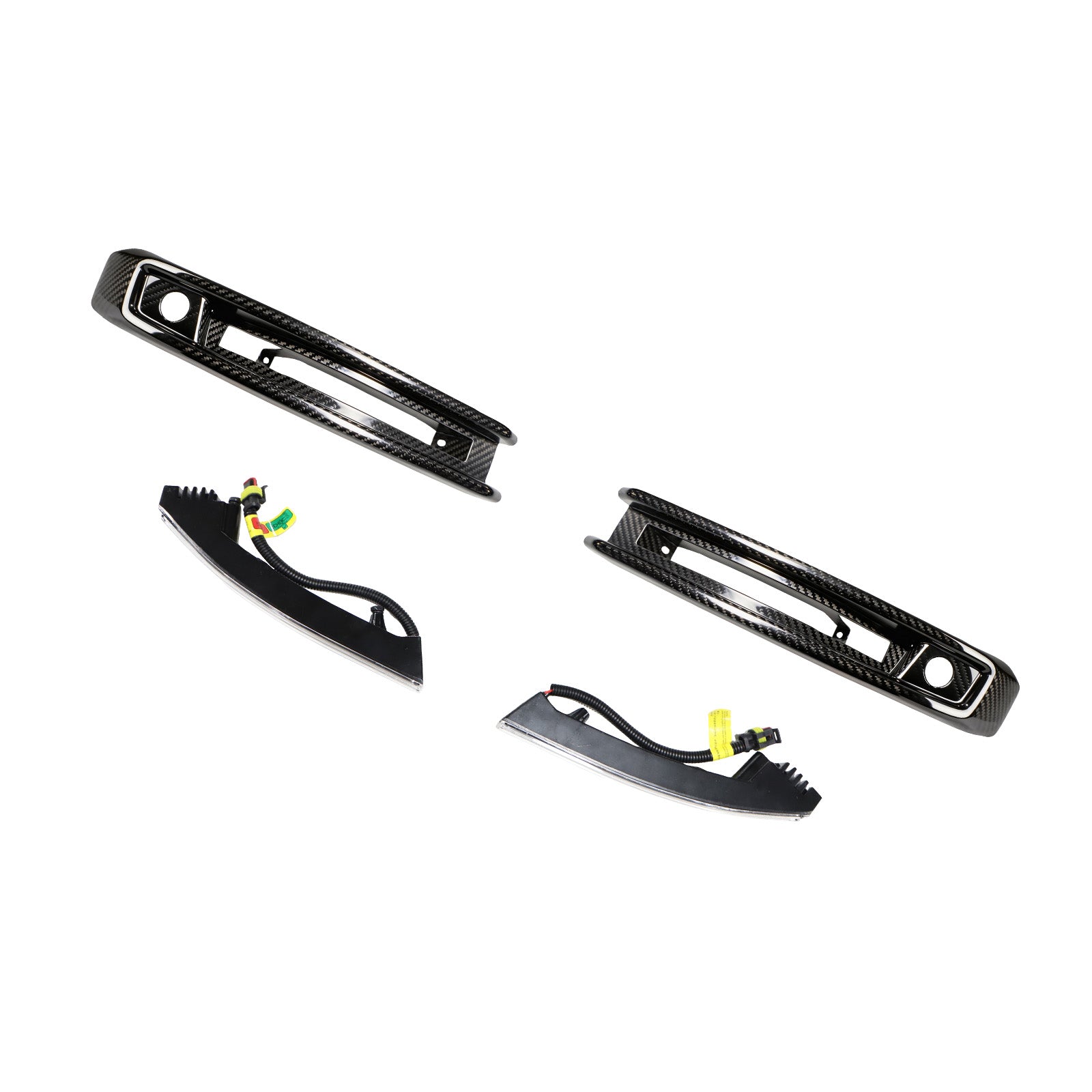 DRY CF Front Bumper Fog Lights Frame Pour Mercedes G-Class W464 G63 2019+