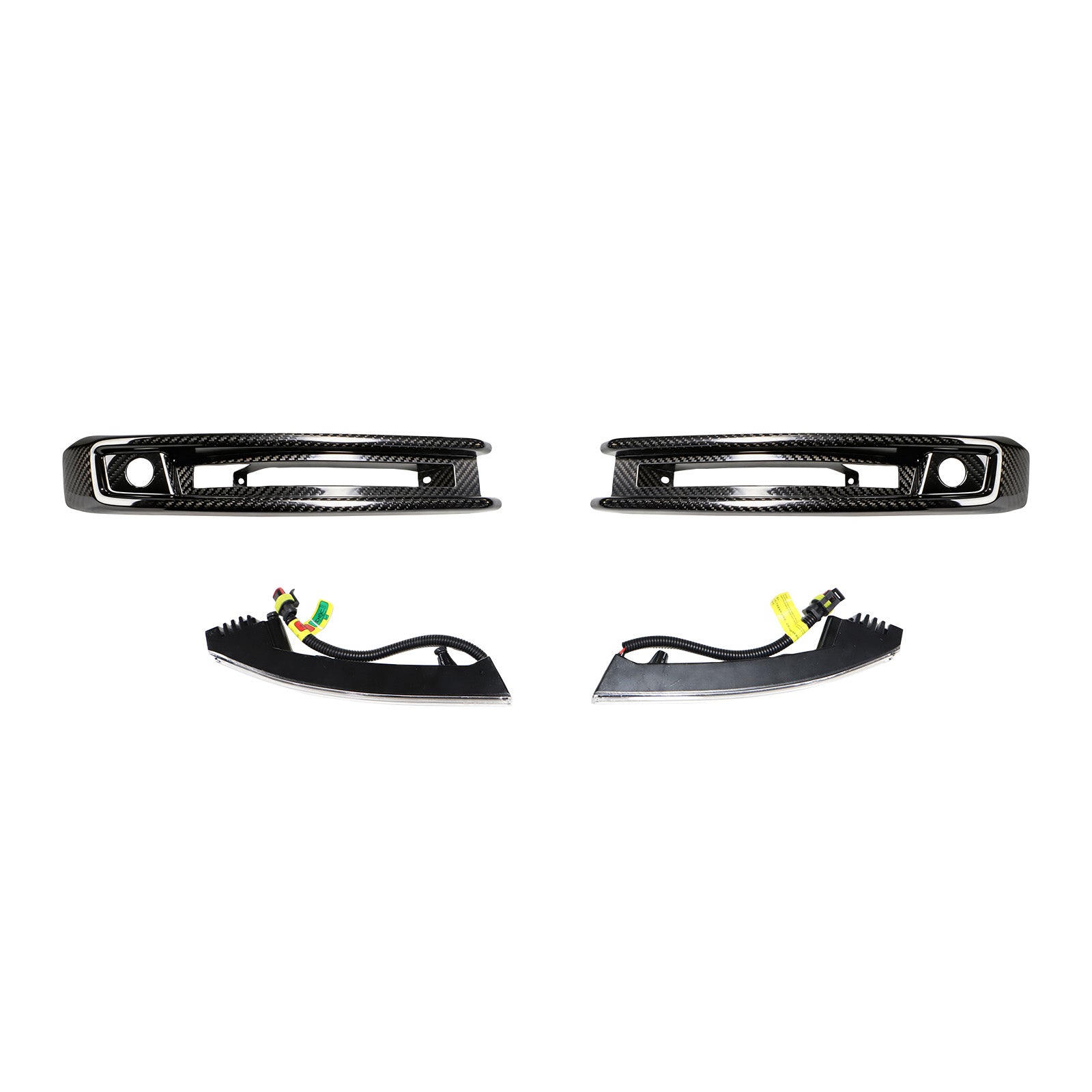DRY CF Front Bumper Fog Lights Frame Pour Mercedes G-Class W464 G63 2019+