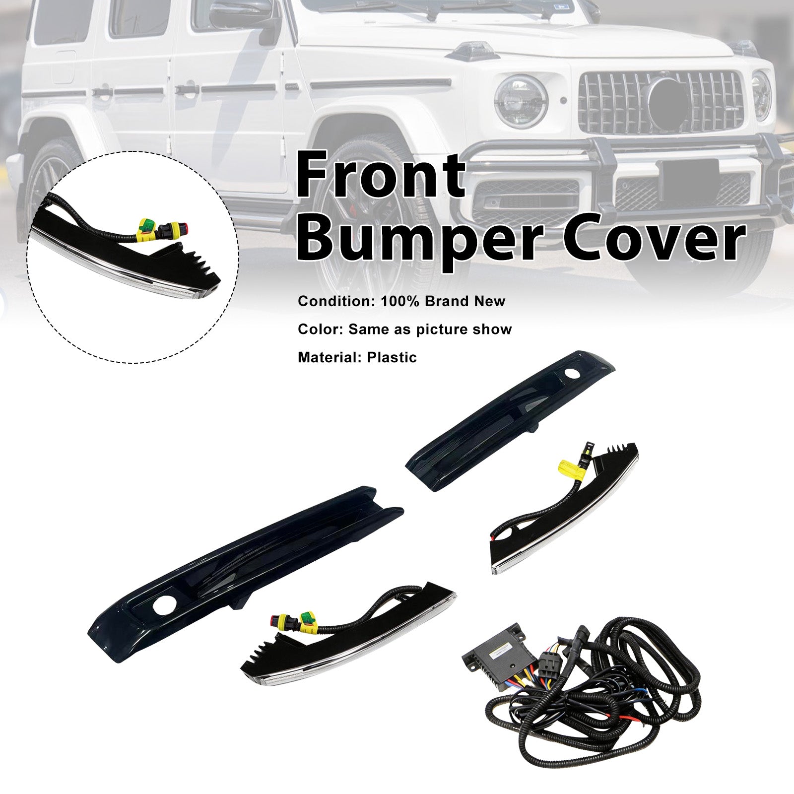 Front Bumper Fog Lights Frame Pour Mercedes G-Class W464 W463A G63 2019+