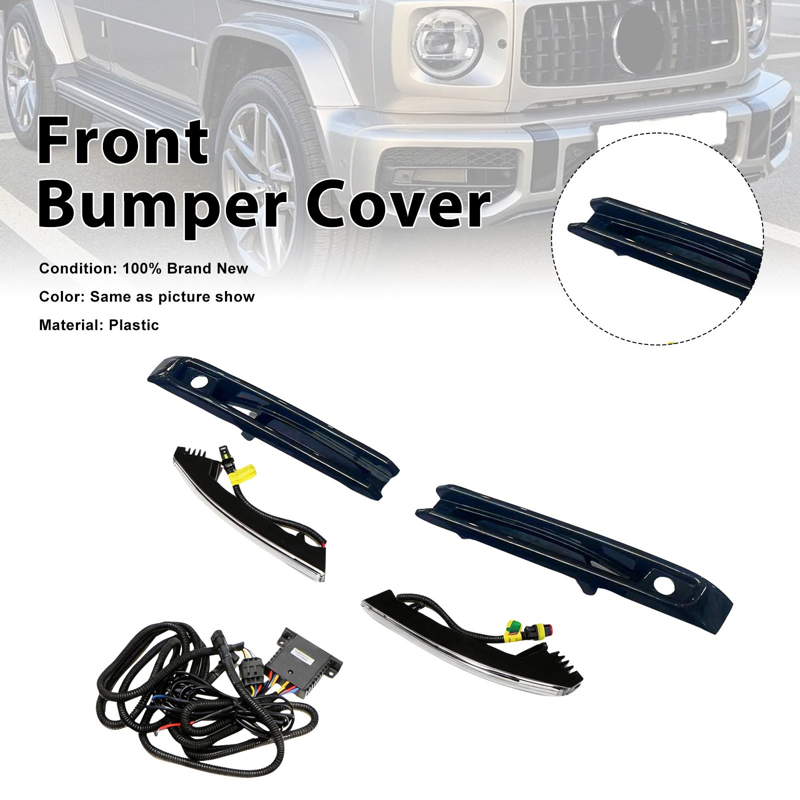 Front Bumper Fog Lights Frame Pour Mercedes G-Class W464 W463A G63 2019+