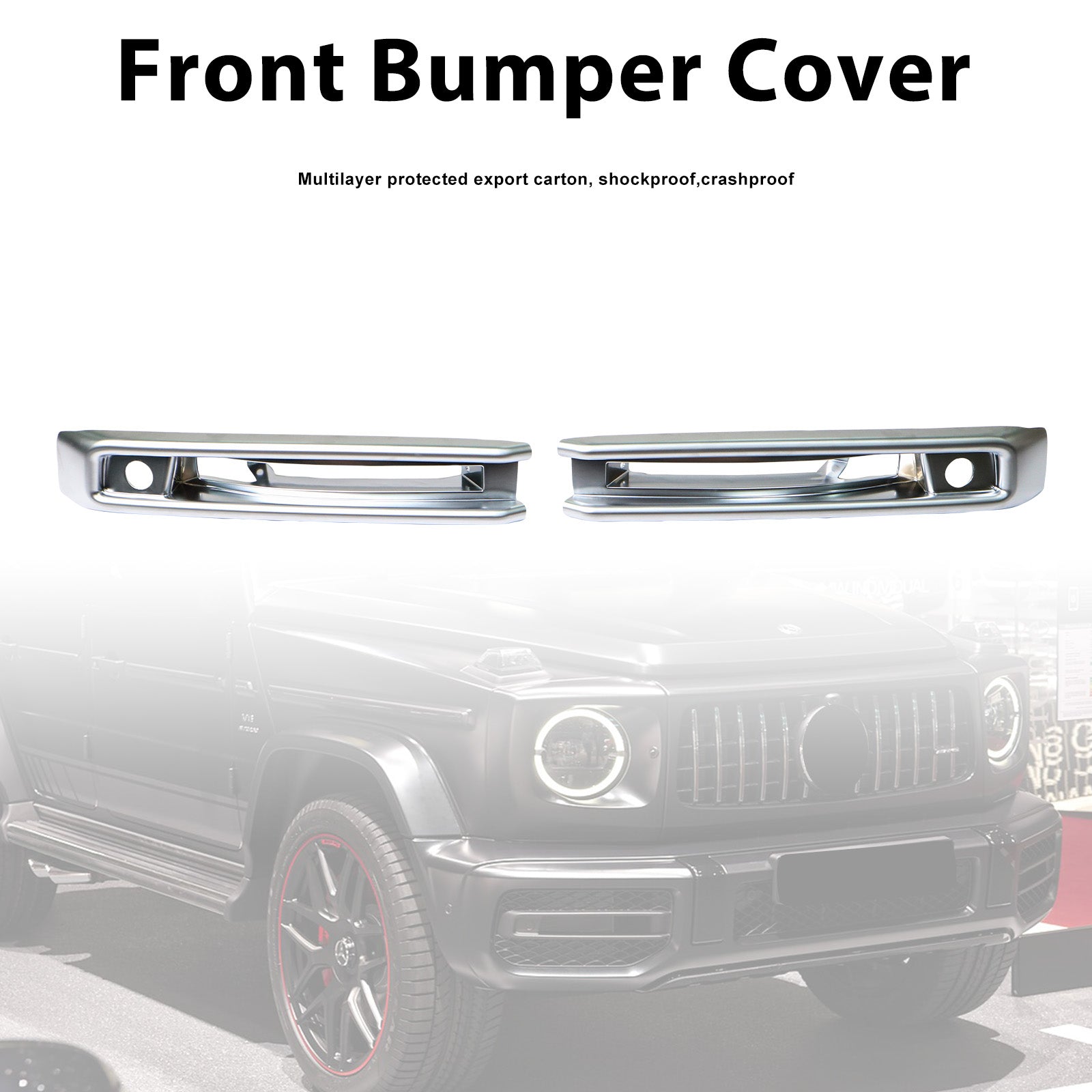 Front Bumper Fog Lights Frame Pour Mercedes G-Class W464 W463A G63 2019-23