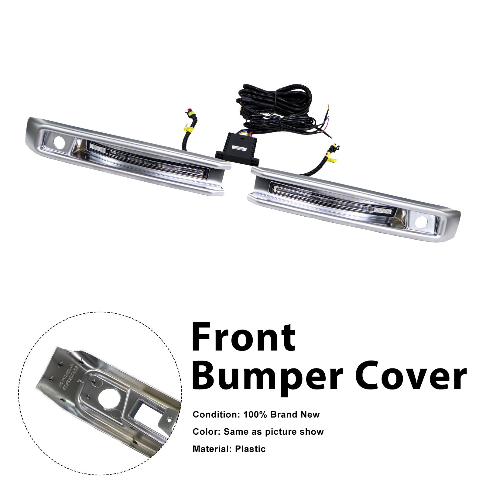 Front Bumper Fog Lights Frame Pour Mercedes G-Class W464 W463A G63 2019-23