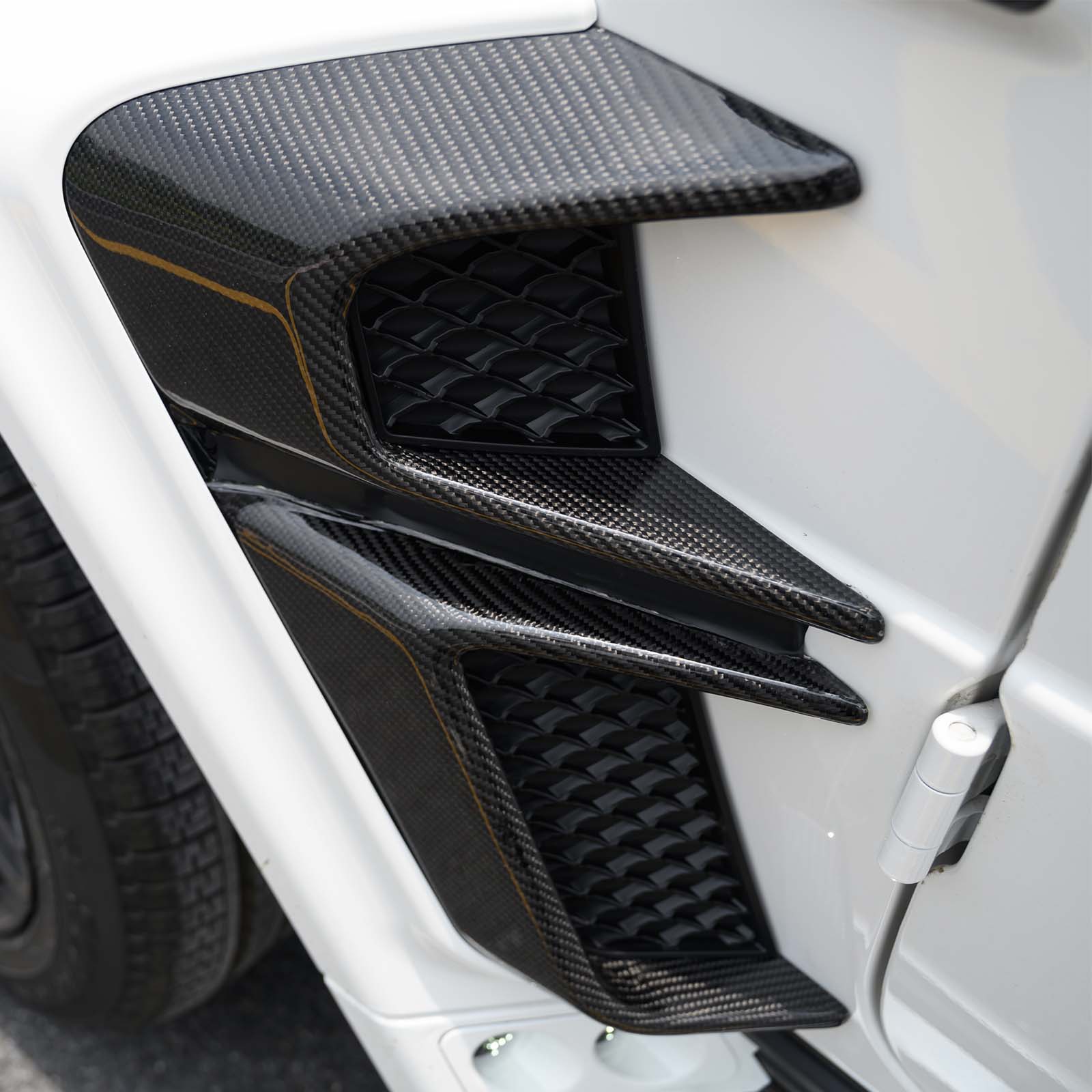 Dry Carbon Fender Flares Arch Trims Pour Mercedes Benz W464 B700 B800 2019+ Wide