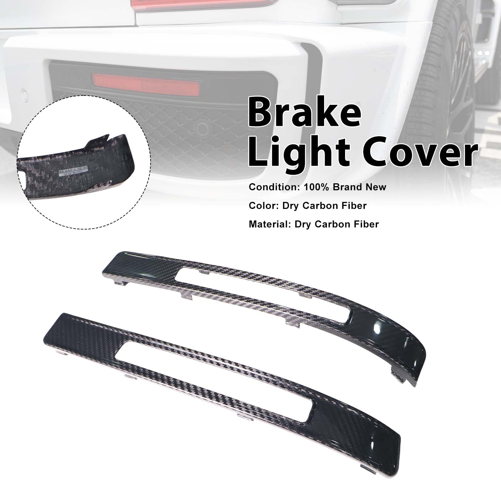 Dry Carbon Brake Light Cover Pour Mercedes Benz G-Class W464 G63 B700 B900 2019+