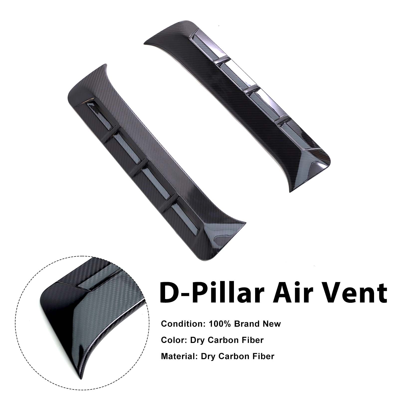 Carbon Fiber D-Pillar Air Vents Pour Mercedes Benz G-Class W464 W463A 2019+