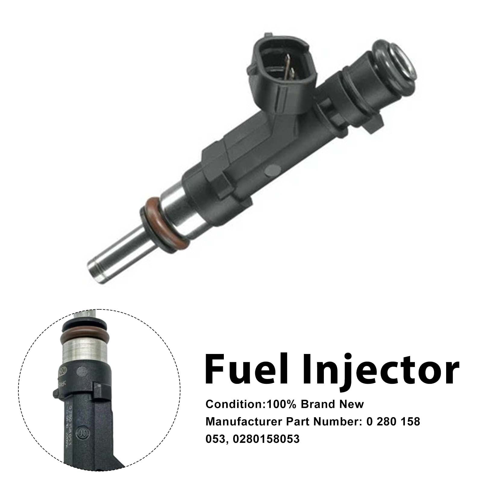 1X Injecteur Carburant Pour Audi A6 2004-2008 A6 Avant 2.4 2005-2008 0280158053