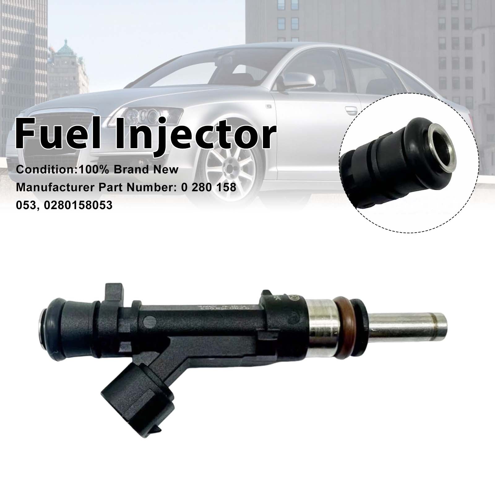 1X Injecteur Carburant Pour Audi A6 2004-2008 A6 Avant 2.4 2005-2008 0280158053