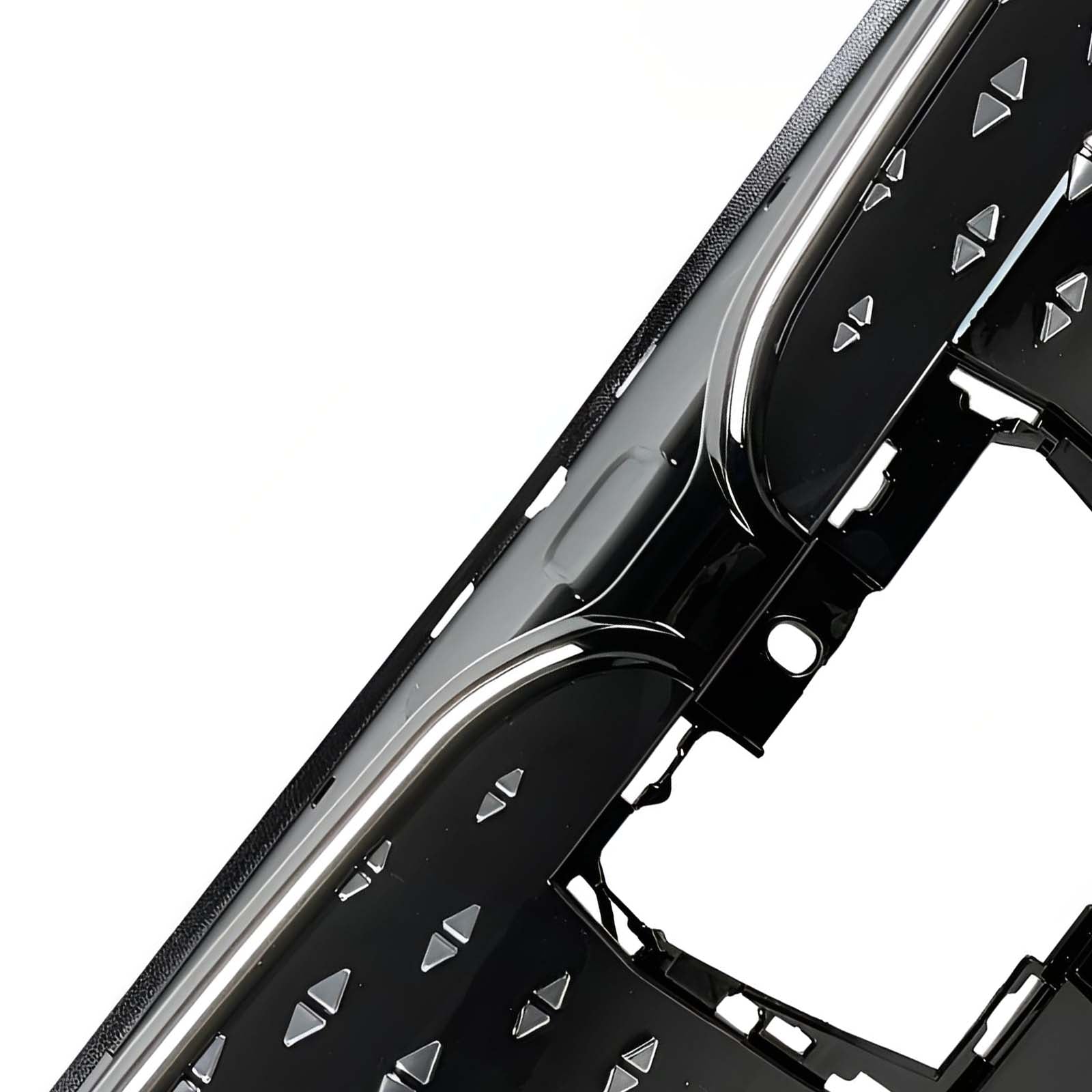 Black Front Bumper Grill Grille Pour BMW iX1 U11 2023-2025 W/LED Light