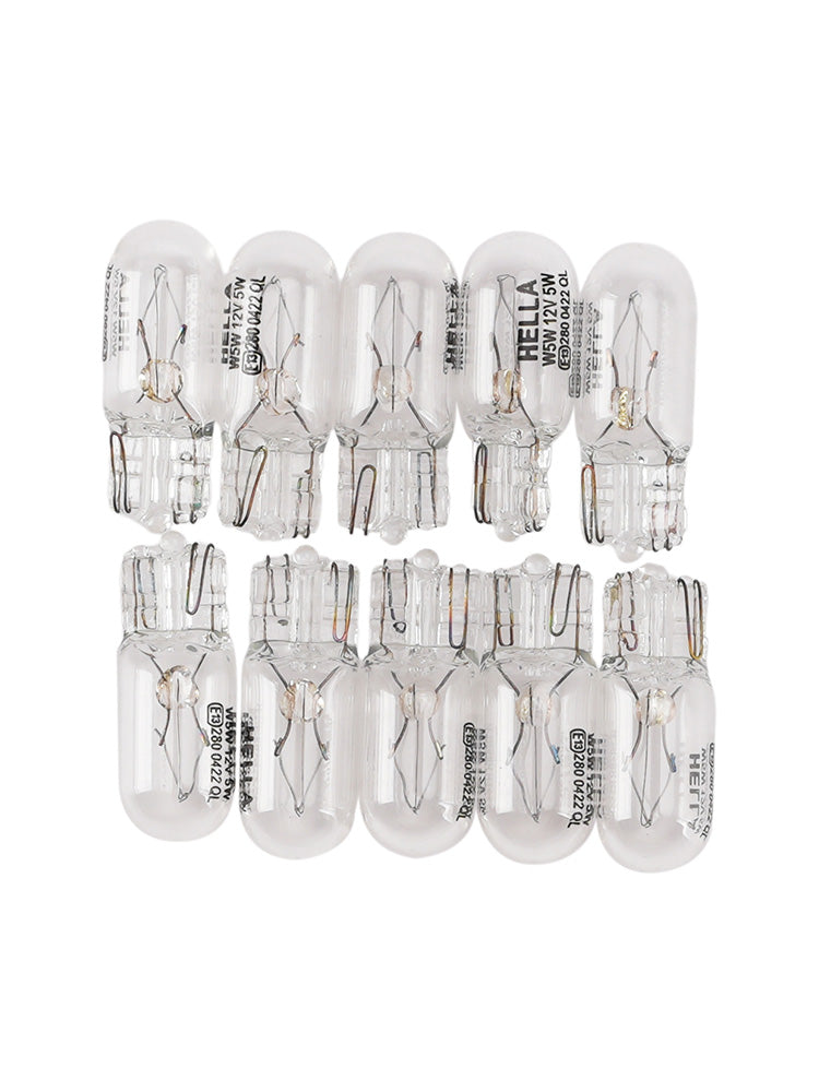 Ampoule Auxiliaire Halogène Voiture W5W T10 12V 5W Pour HELLA 8GP 178 560-081