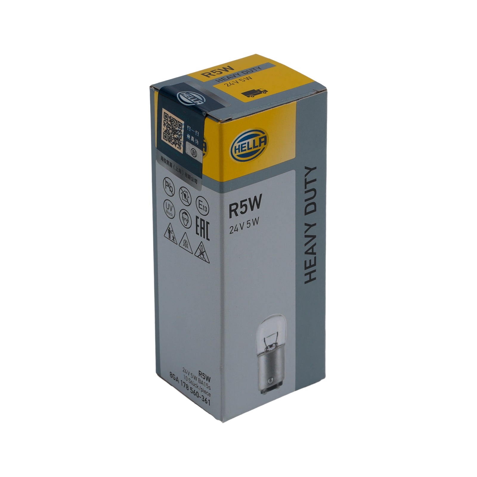 Ampoule Auxiliaire Halogène Voiture R5W 24V 5W Pour HELLA 8GA 178 560-361