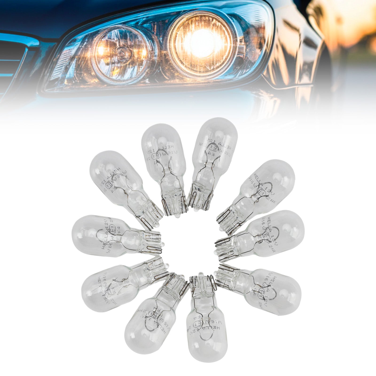 Ampoule Auxiliaire Halogène Voiture W16W 12V 16W Pour HELLA 8GA 008 246-001