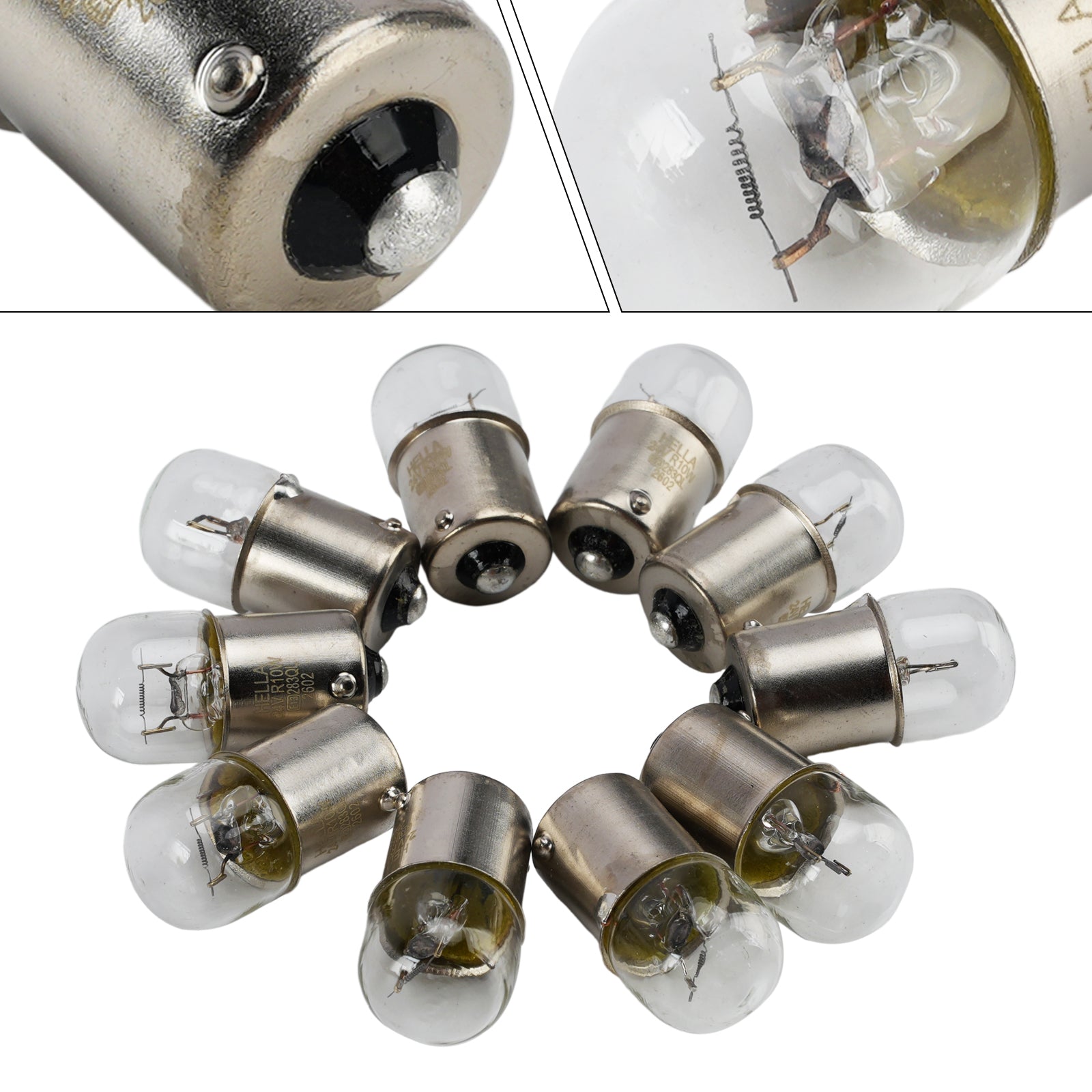 Ampoule Auxiliaire Halogène Voiture R10W 24V 10W Pour HELLA 8GA 178 560-241