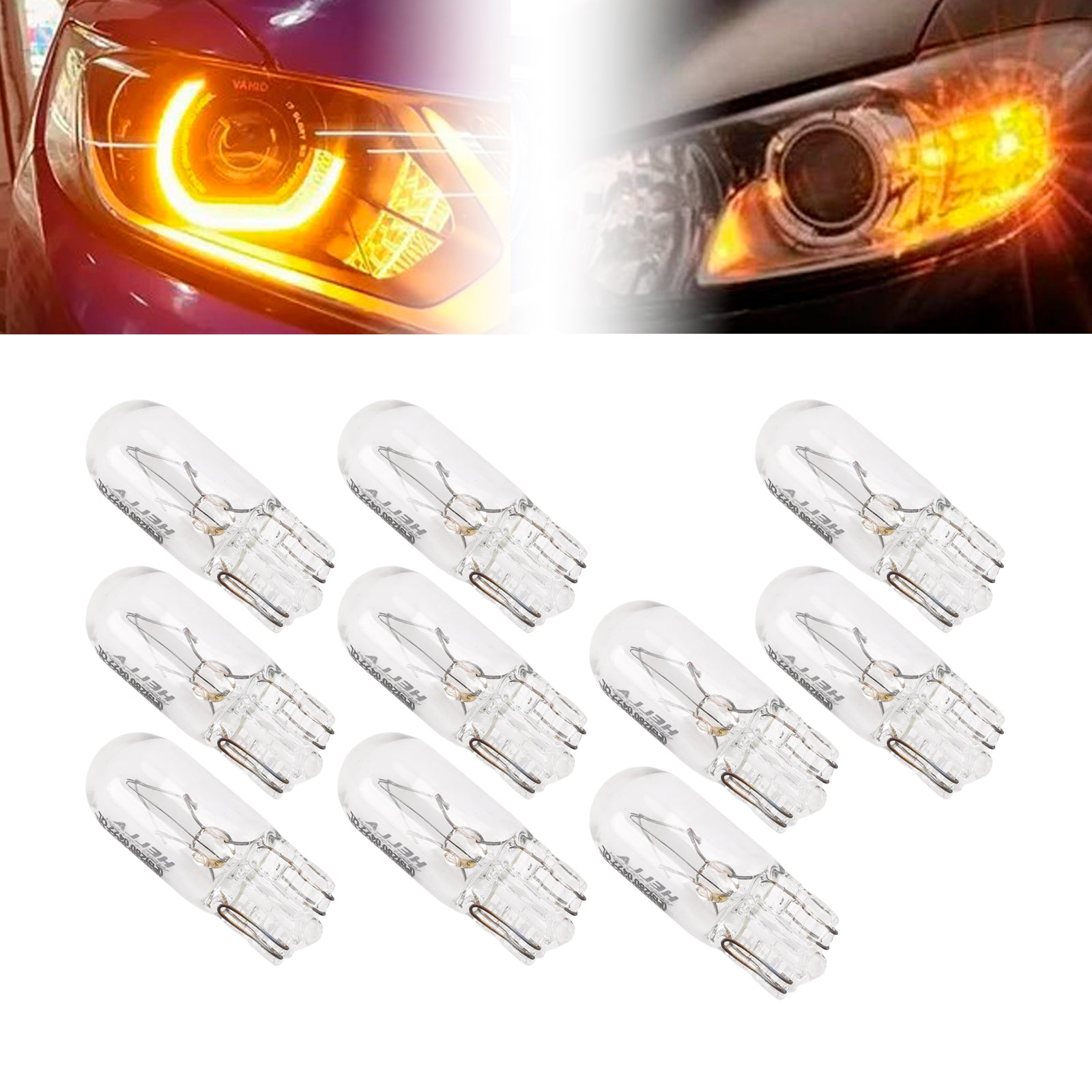 Ampoule Auxiliaire Halogène Voiture W5W T10 12V 5W Pour HELLA 8GP 178 560-081