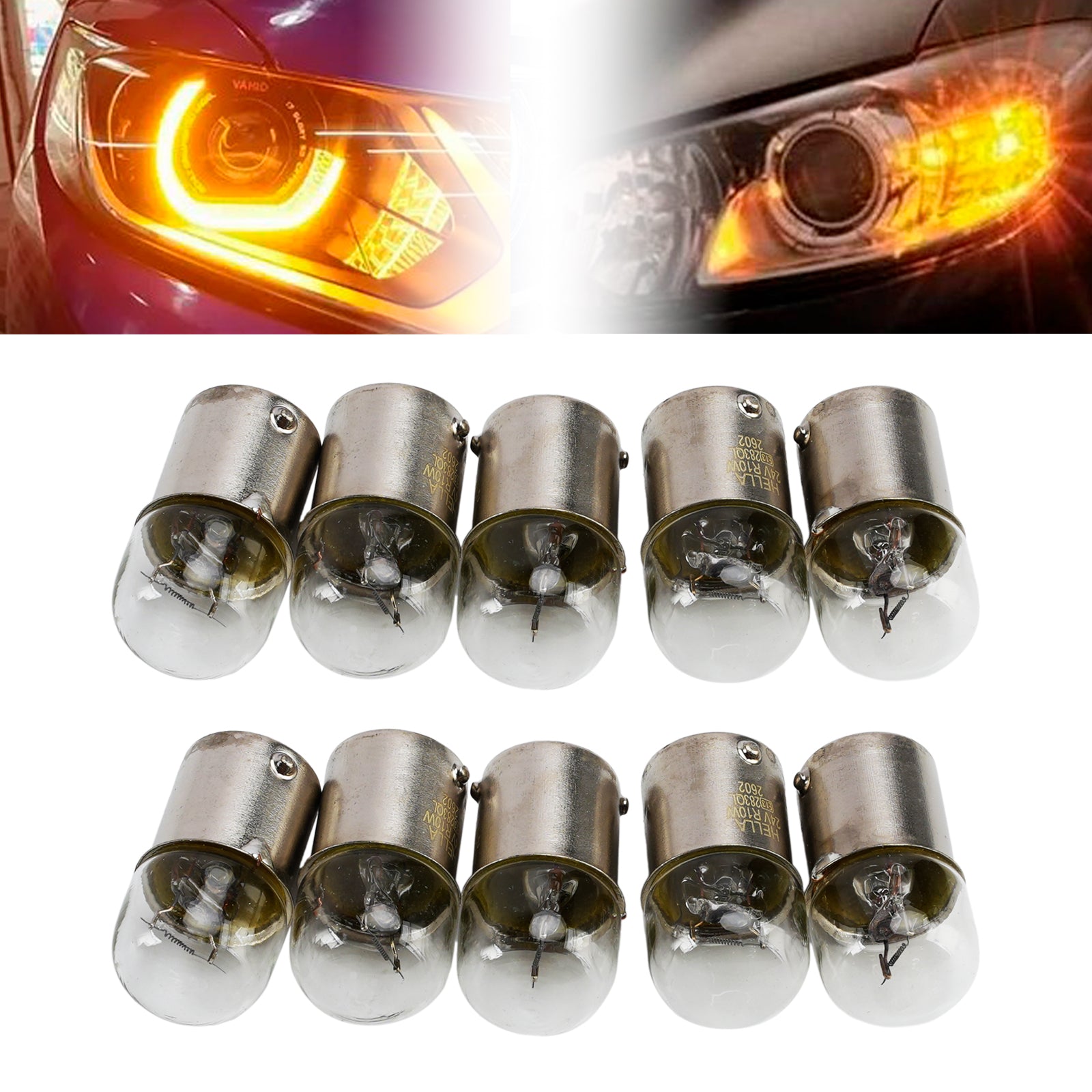 Ampoule Auxiliaire Halogène Voiture R10W 24V 10W Pour HELLA 8GA 178 560-241
