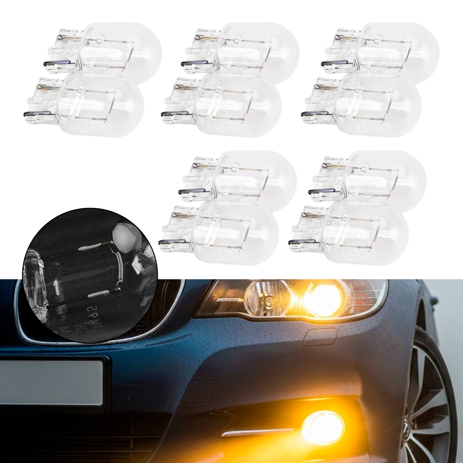 Ampoule Auxiliaire Halogène Voiture W21W 12V 21W Pour HELLA 8GA 000 892-002