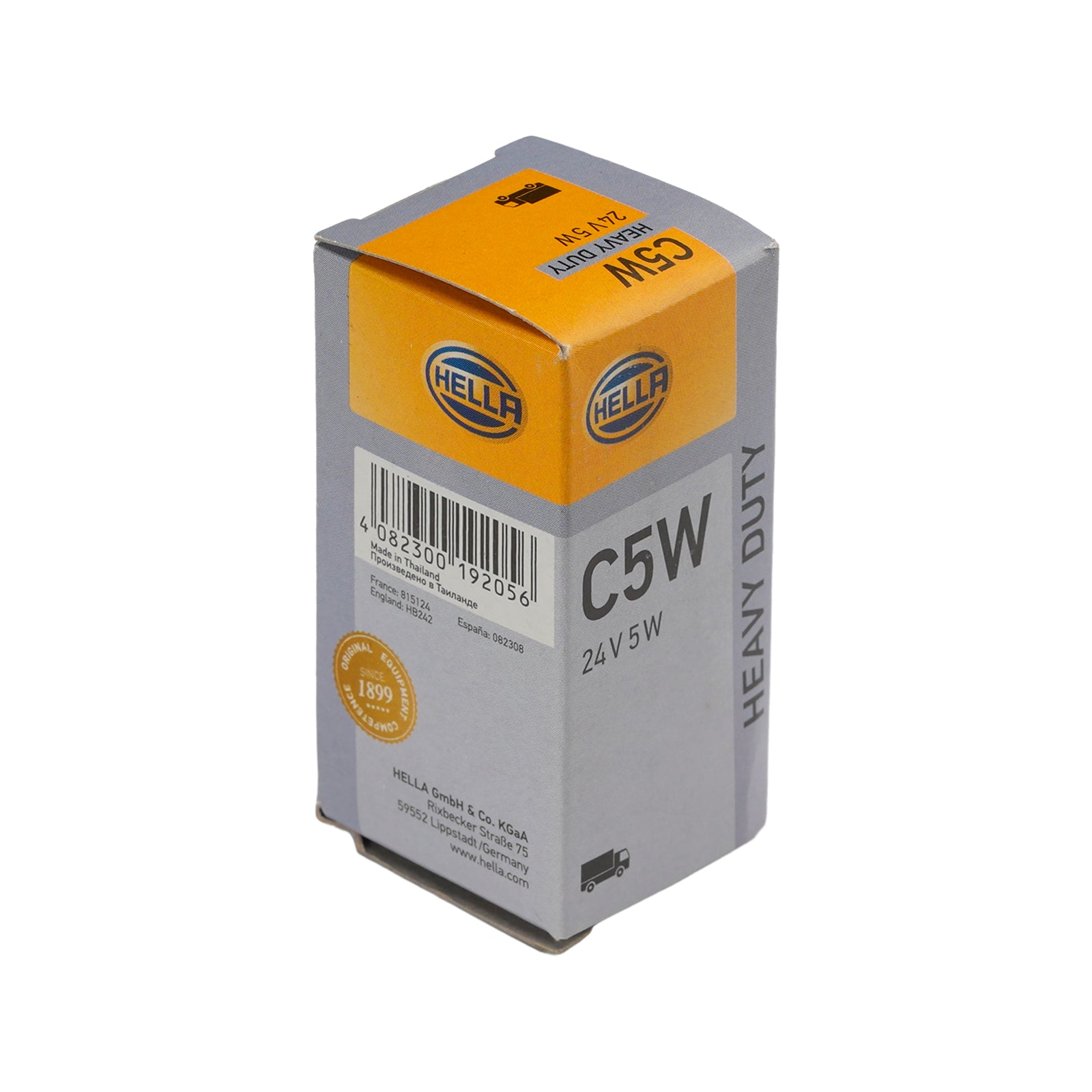 Ampoule Auxiliaire Halogène Automobile C5W 24V 5W Pour HELLA 8GM 002 092-241
