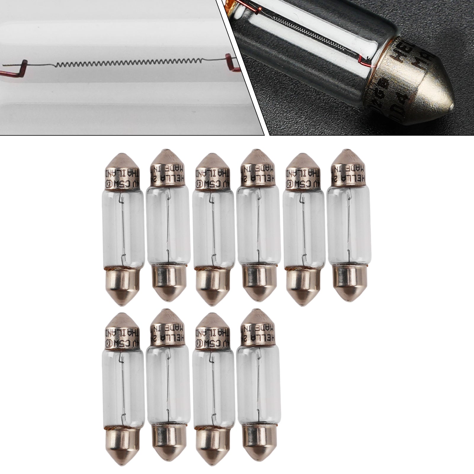 Ampoule Auxiliaire Halogène Automobile C5W 24V 5W Pour HELLA 8GM 002 092-241