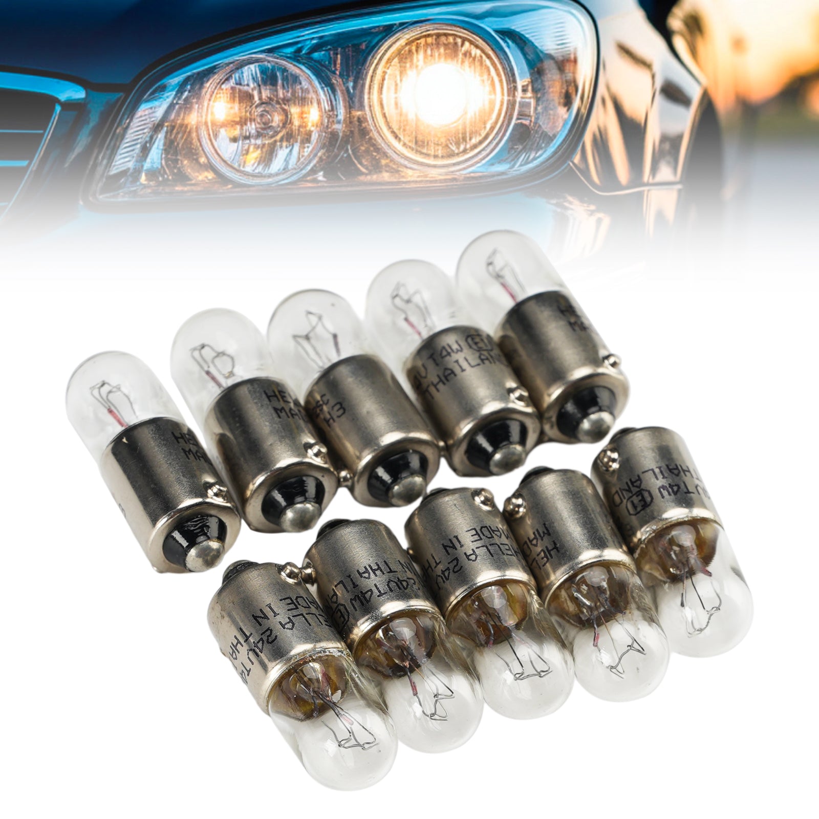 Ampoule Auxiliaire Halogène Voiture T4W 24V 4W Pour HELLA 8GP 002 067-241