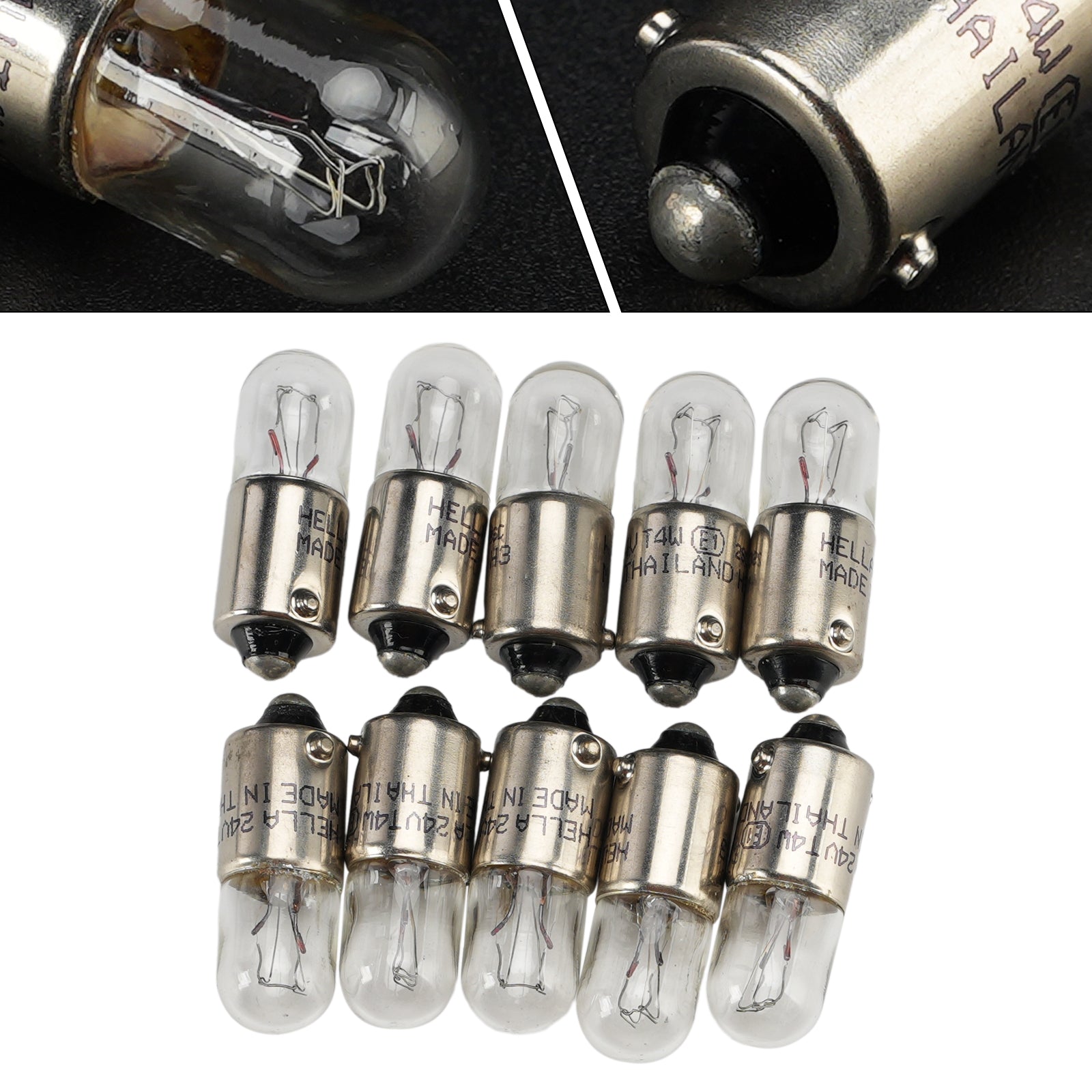 Ampoule Auxiliaire Halogène Voiture T4W 24V 4W Pour HELLA 8GP 002 067-241
