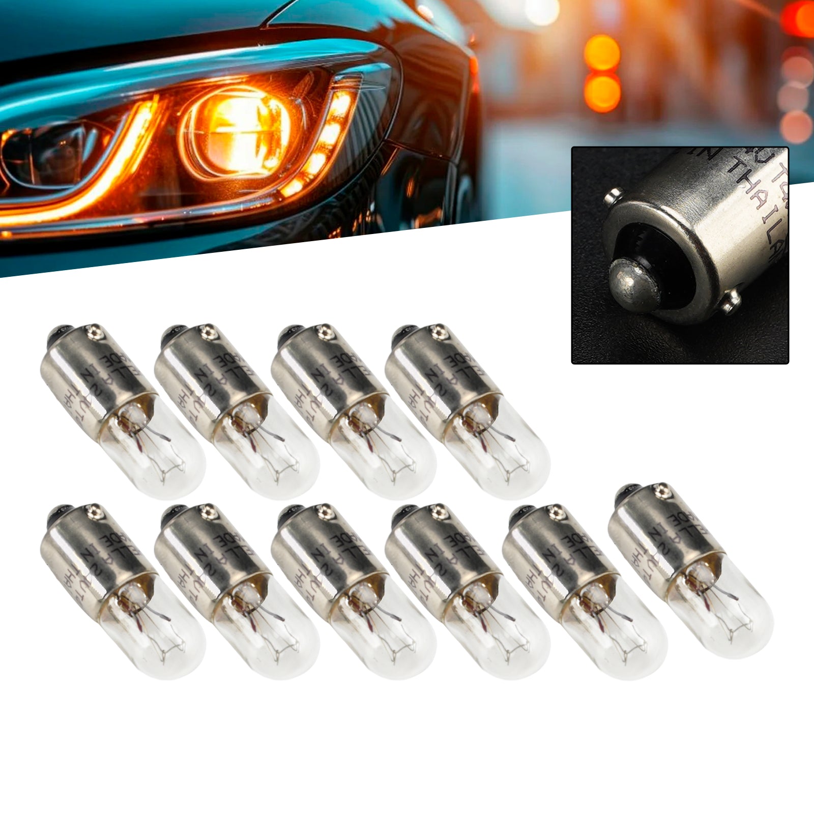 Ampoule Auxiliaire Halogène Voiture T4W 24V 4W Pour HELLA 8GP 002 067-241