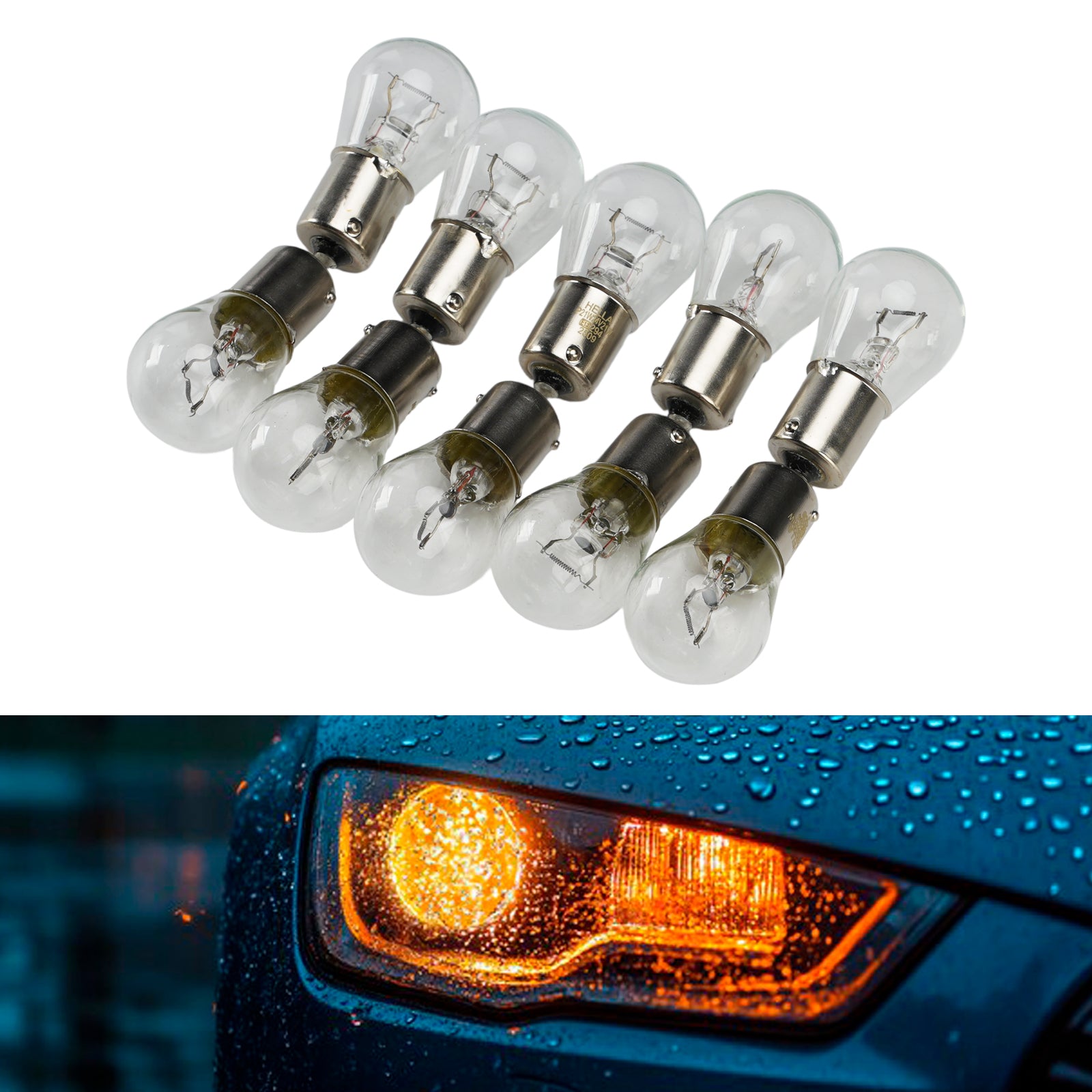 Ampoule Auxiliaire Halogène Voiture P21W 24V 21W Pour HELLA 8GA 002 073-241
