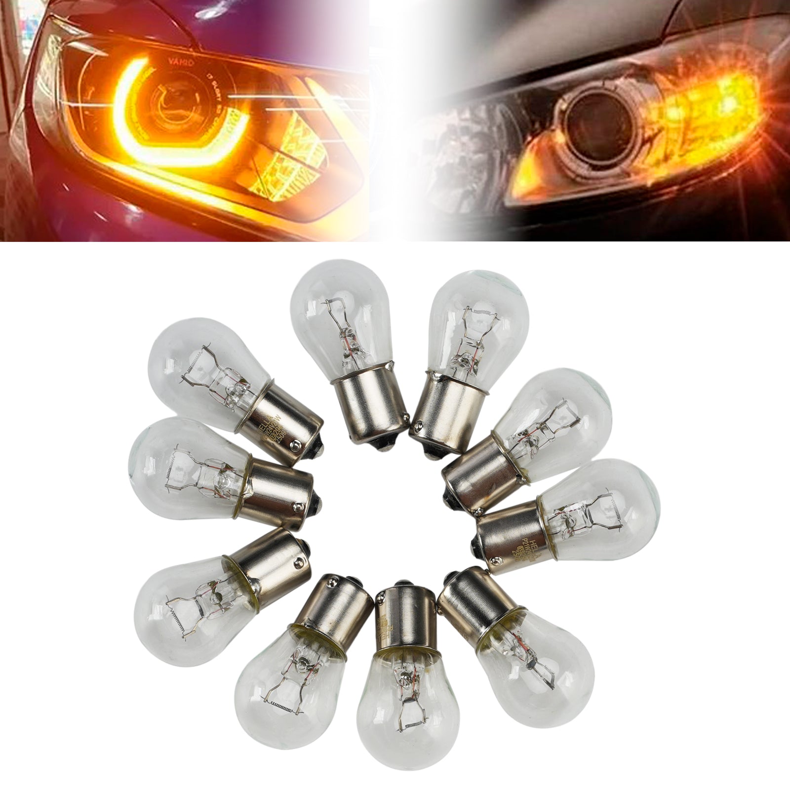 Ampoule Auxiliaire Halogène Voiture P21W 24V 21W Pour HELLA 8GA 002 073-241