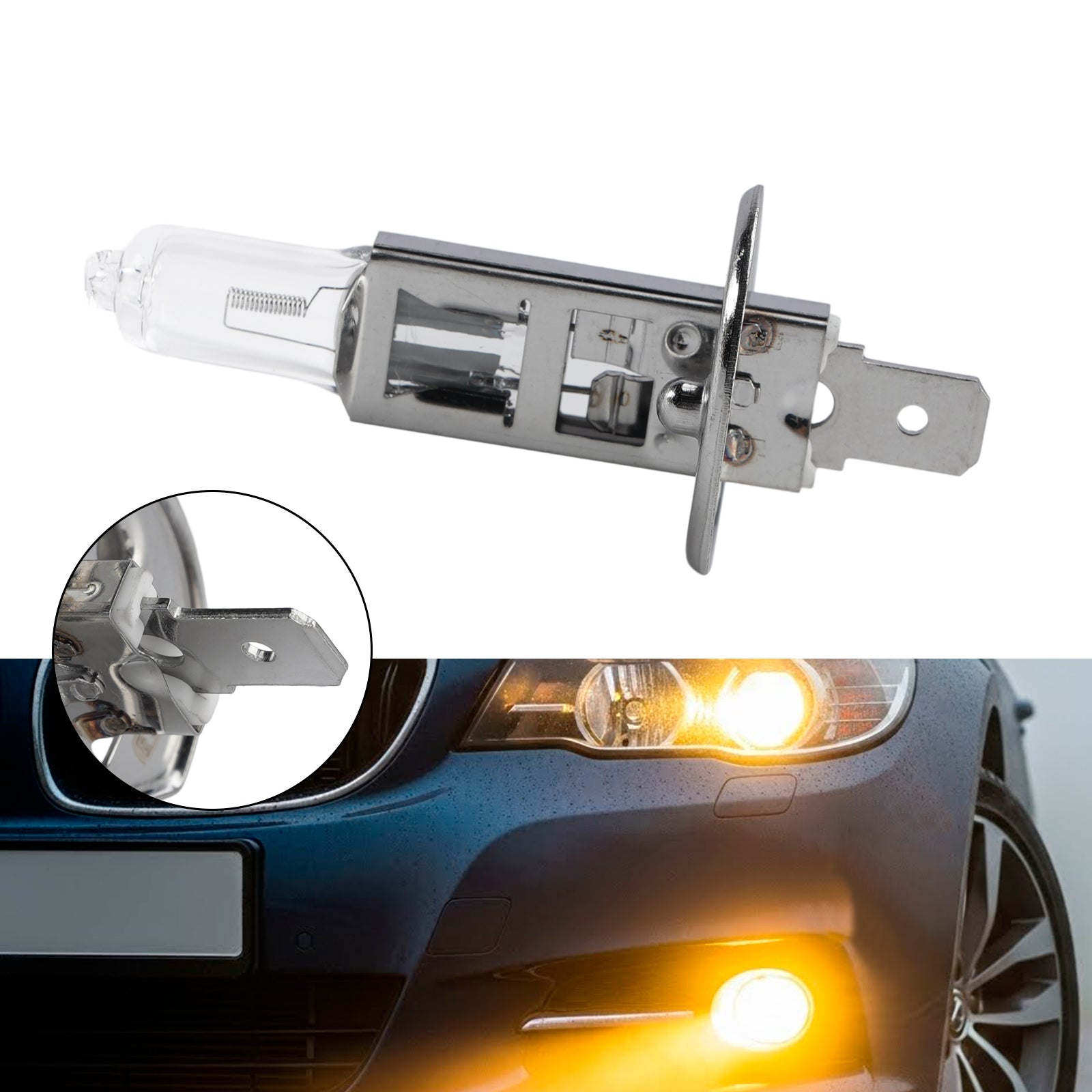 Ampoule Phare Halogène Auto H1 12V 55W P14.5s Pour HELLA 8GH 178 555-033