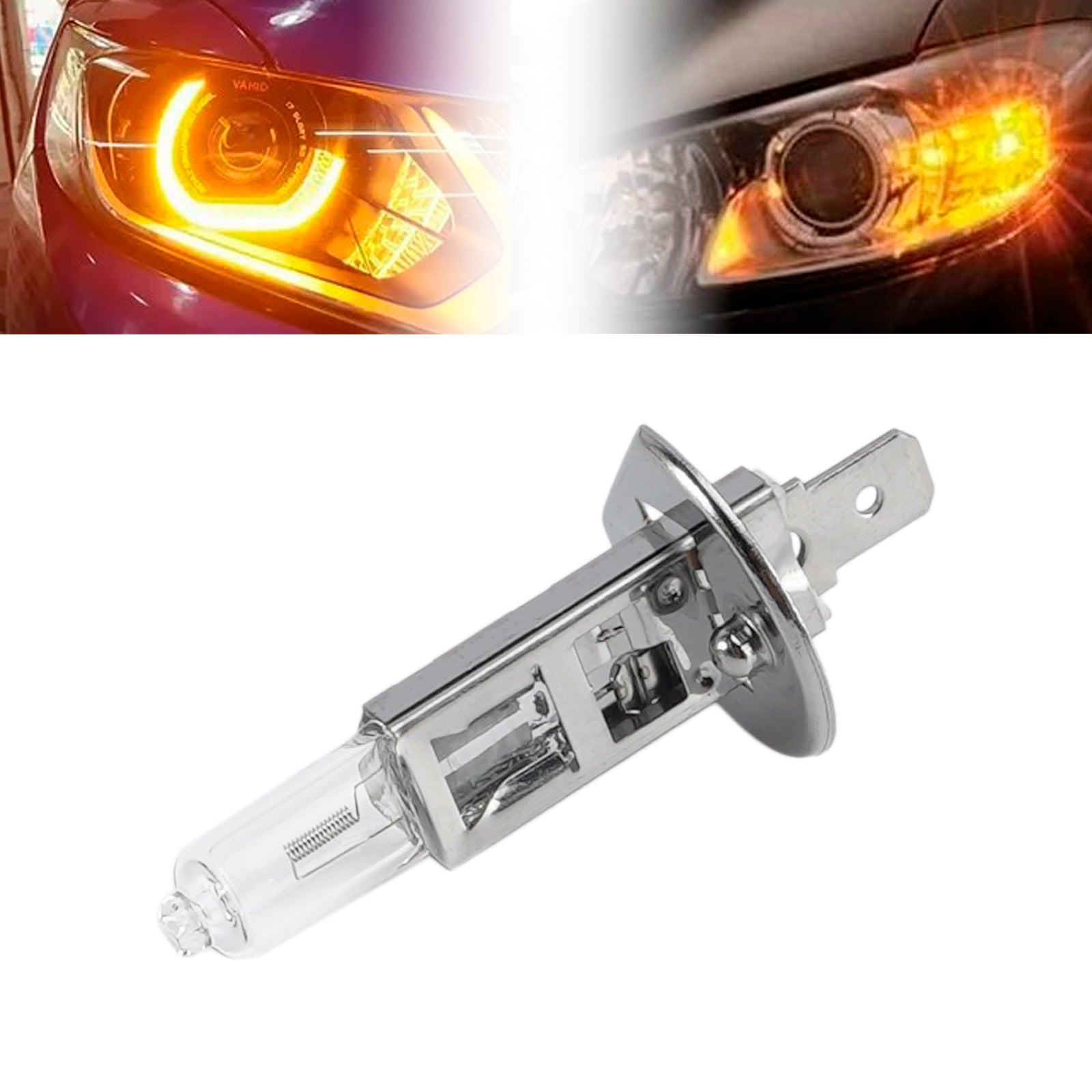 Ampoule Phare Halogène Auto H1 12V 55W P14.5s Pour HELLA 8GH 178 555-033
