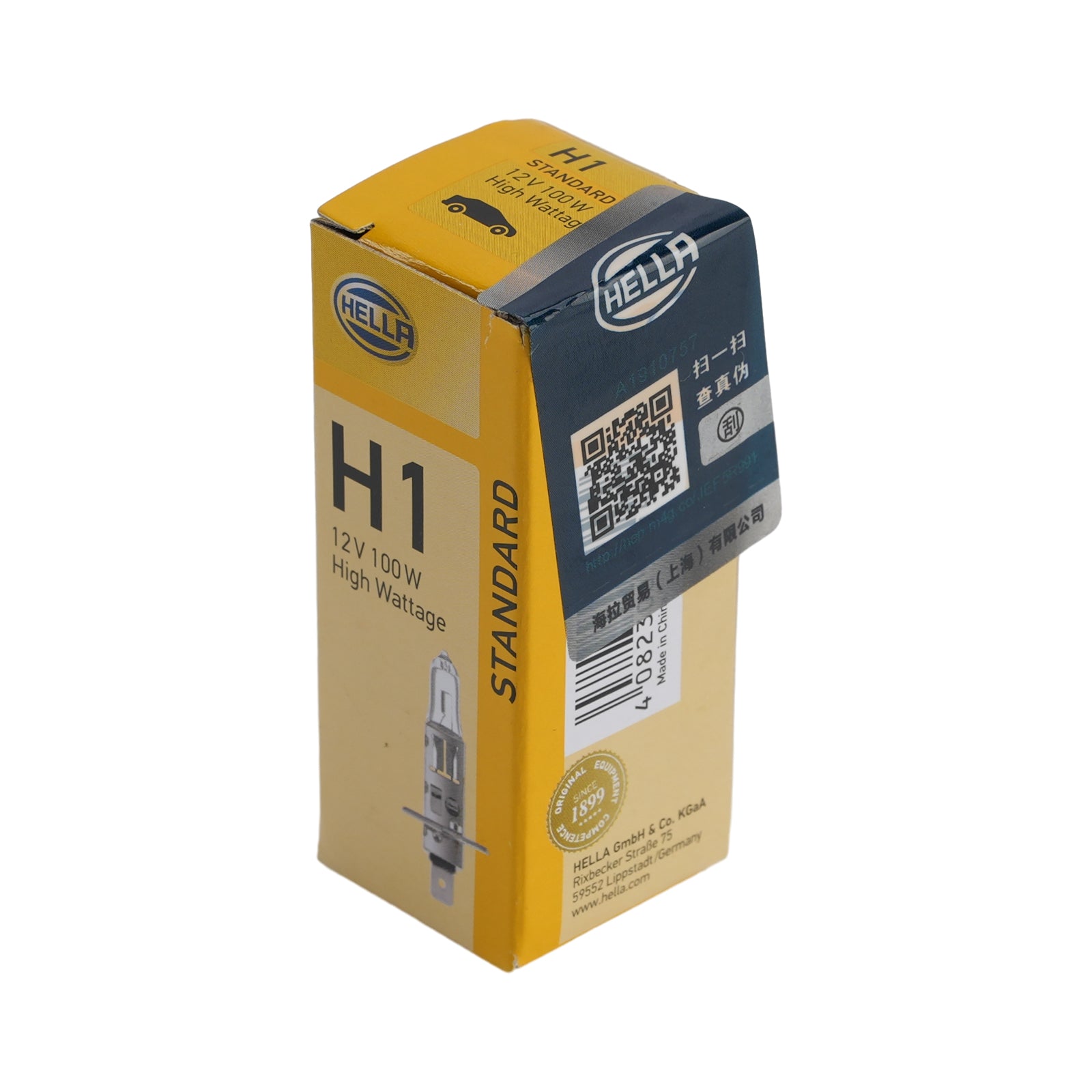 Ampoule Phare Halogène Auto H1 12V 100W P14.5s Pour HELLA 8GH 178 555-914