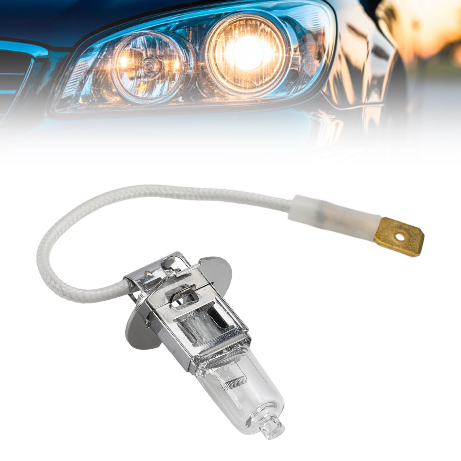 Ampoule Phare Halogène Auto H3 12V 55W PK22s Pour HELLA 8GH 178 555-064