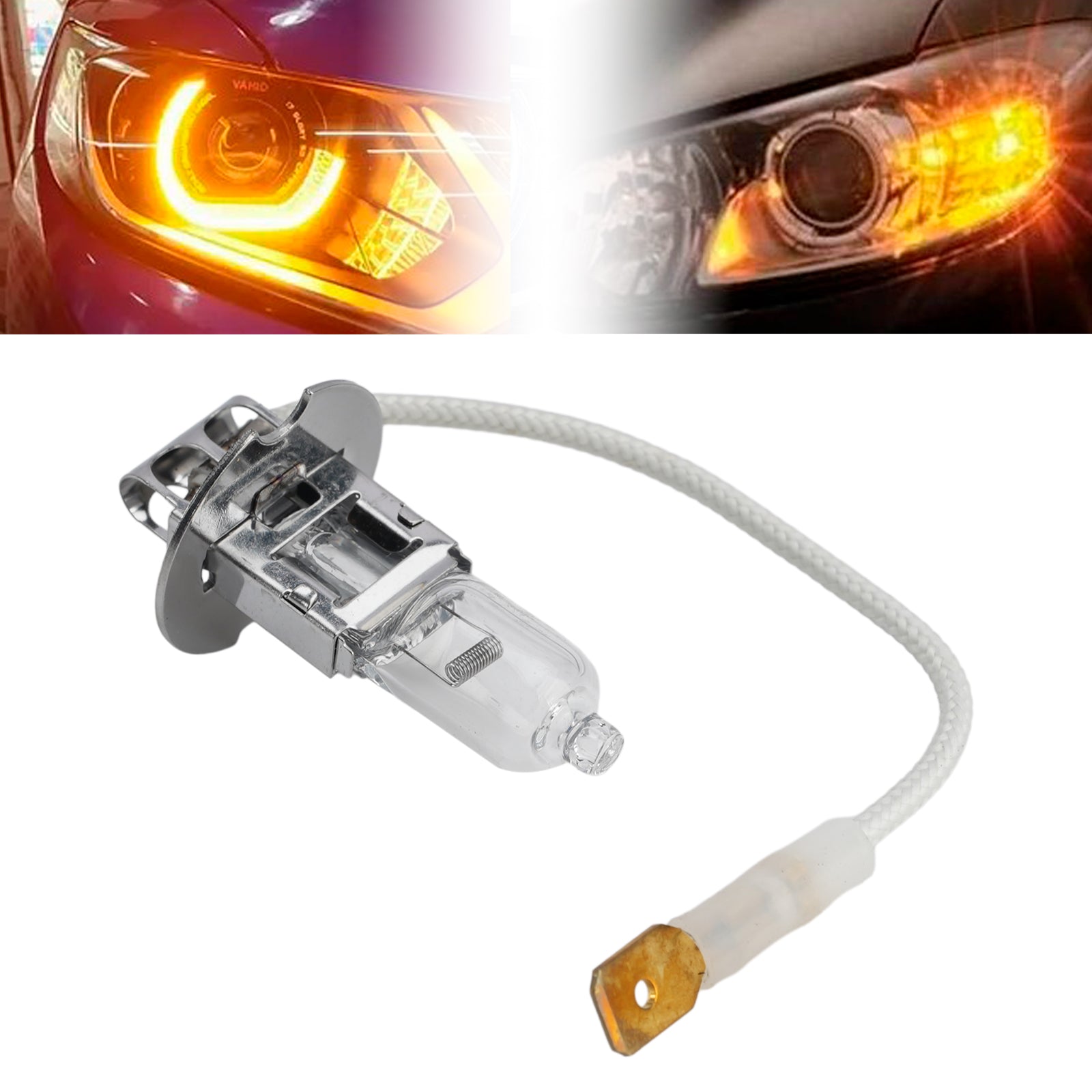Ampoule Phare Halogène Auto H3 12V 100W PK22s Pour HELLA 8GH 178555611