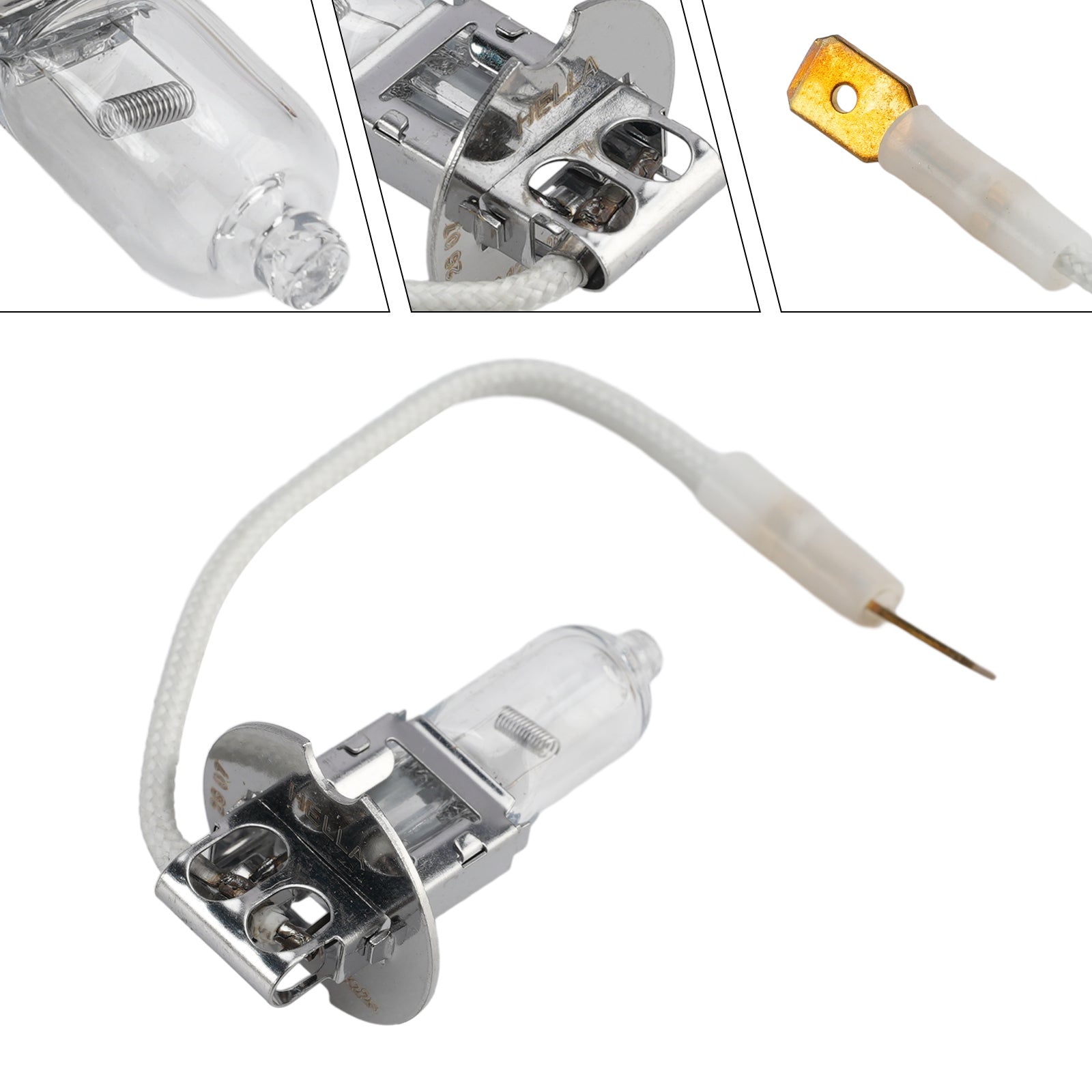 Ampoule Phare Halogène Auto H3 12V 100W PK22s Pour HELLA 8GH 178555611