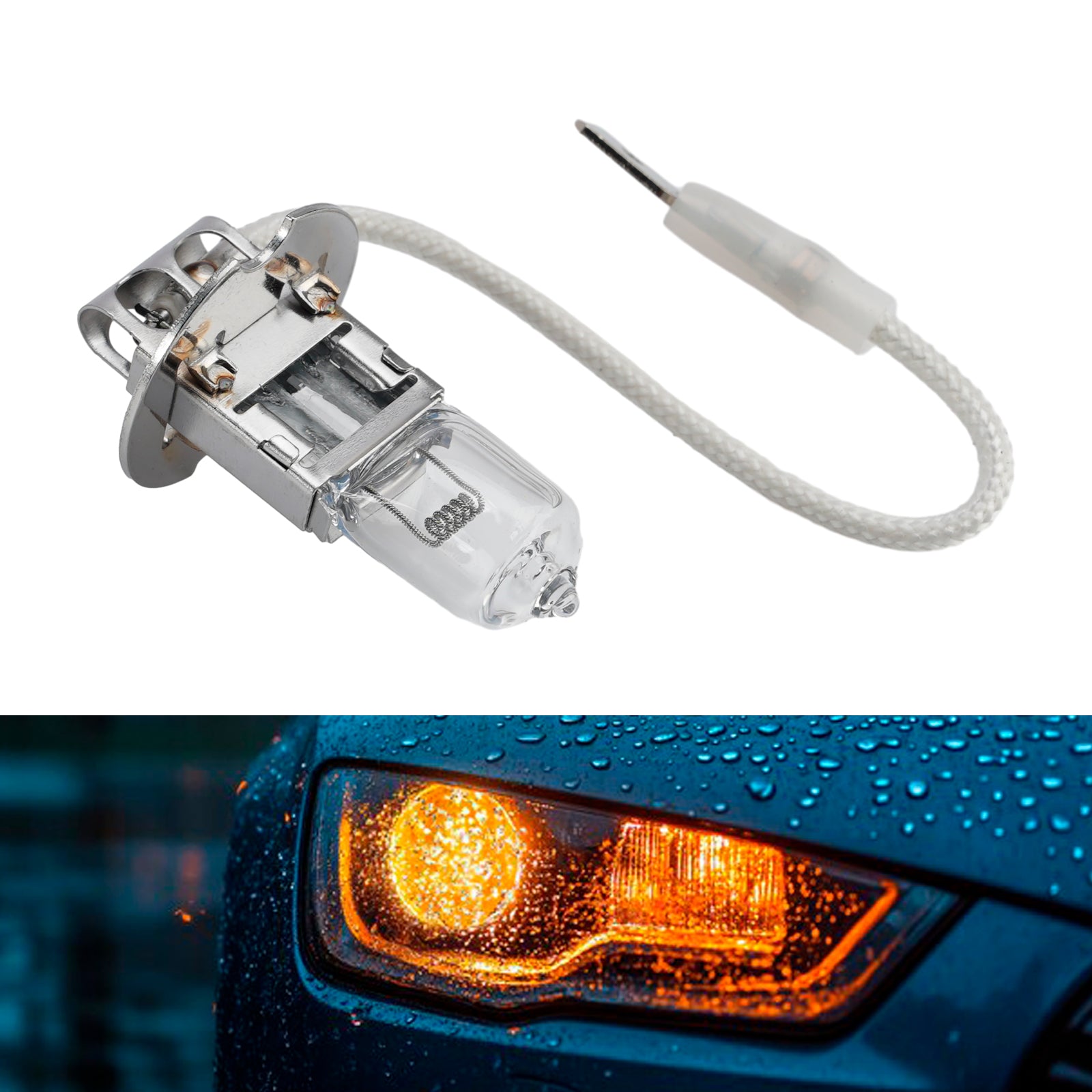 Ampoule Phare Halogène Auto H3 24V 70W PK22s Pour HELLA 8GH 178 555-243