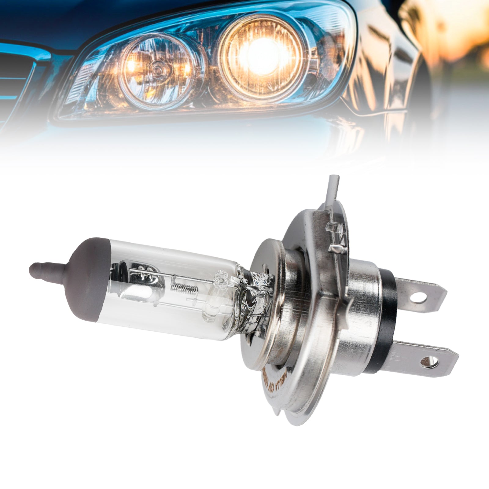 Ampoule Phare Halogène Auto H4 12V 100/90W P43t Pour HELLA 8GJ 002 525-203