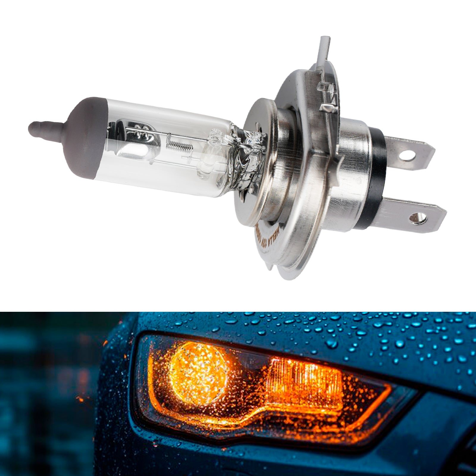 Ampoule Phare Halogène Auto H4 12V 100/90W P43t Pour HELLA 8GJ 002 525-203
